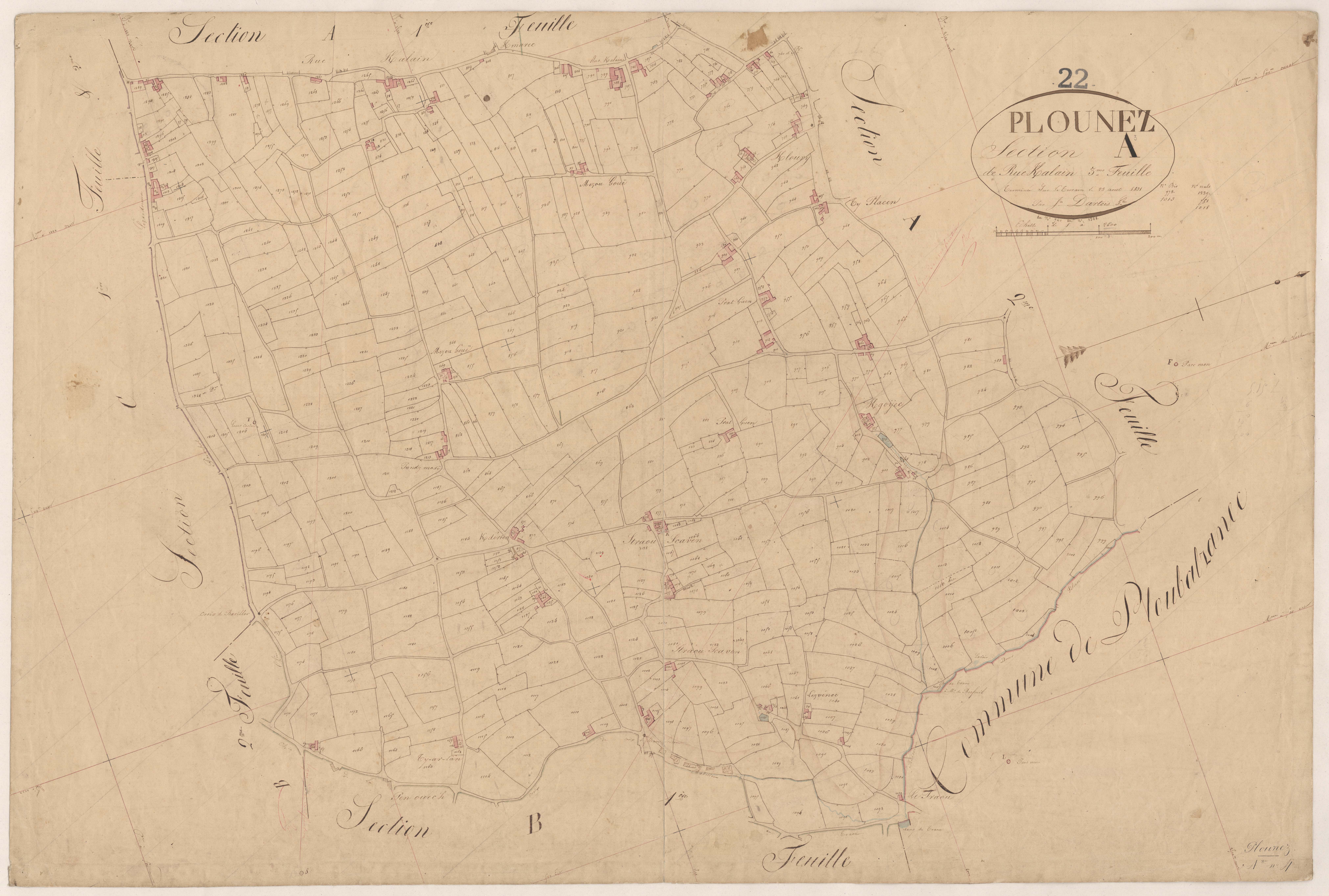 Paimpol - Section A, 3e feuille
