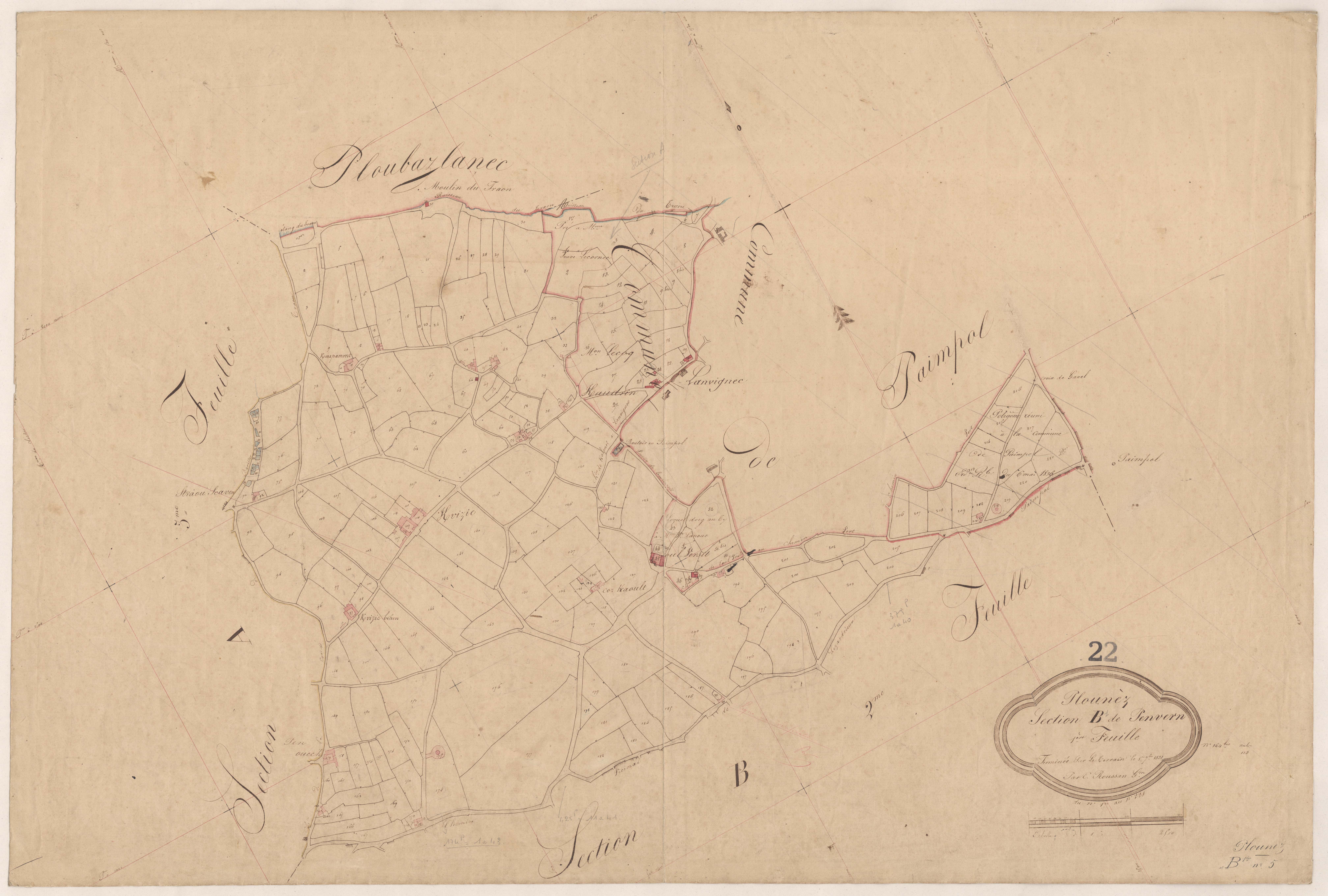 Paimpol - Section B, 1re feuille