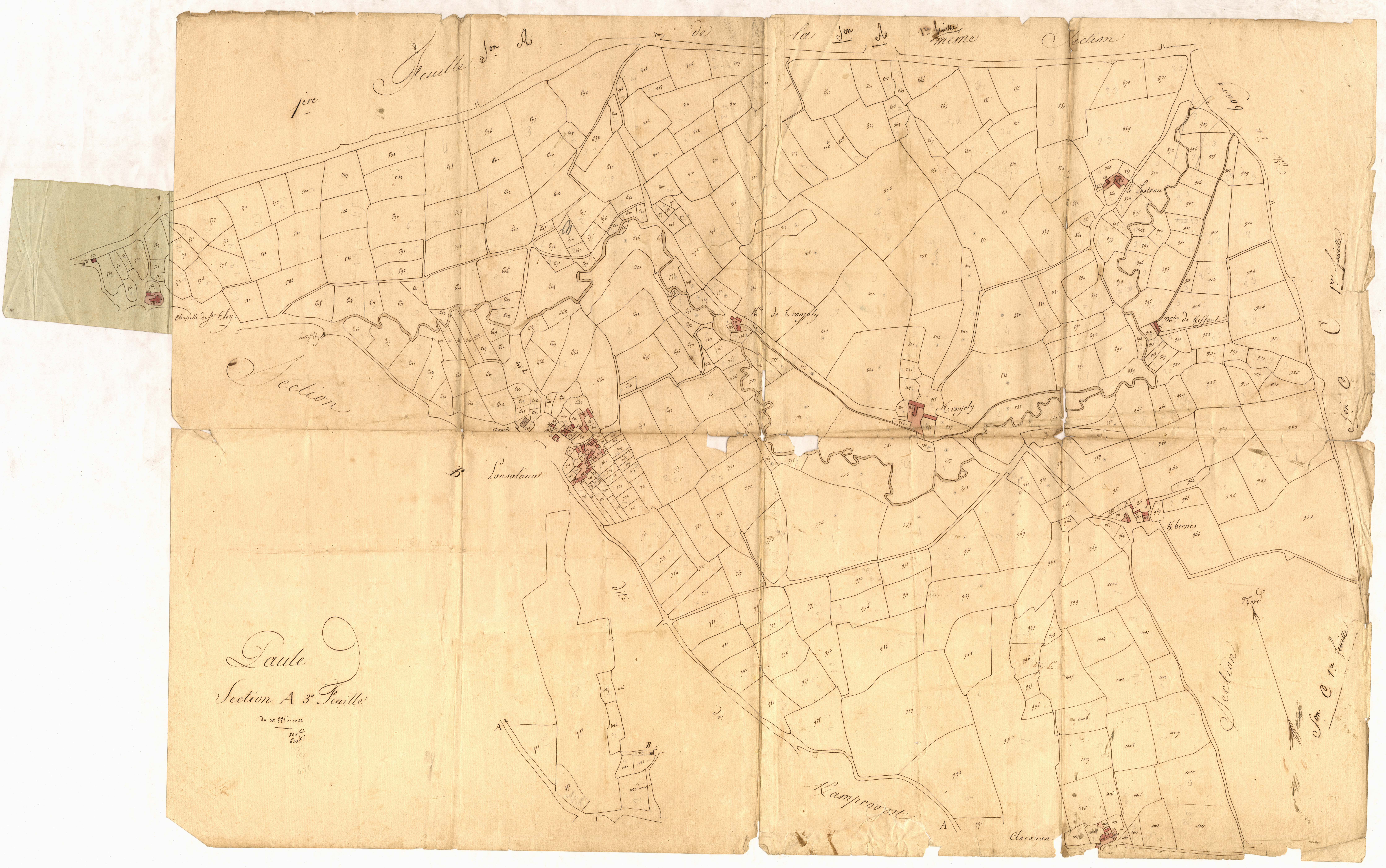 Paule - Section A, 3e feuille