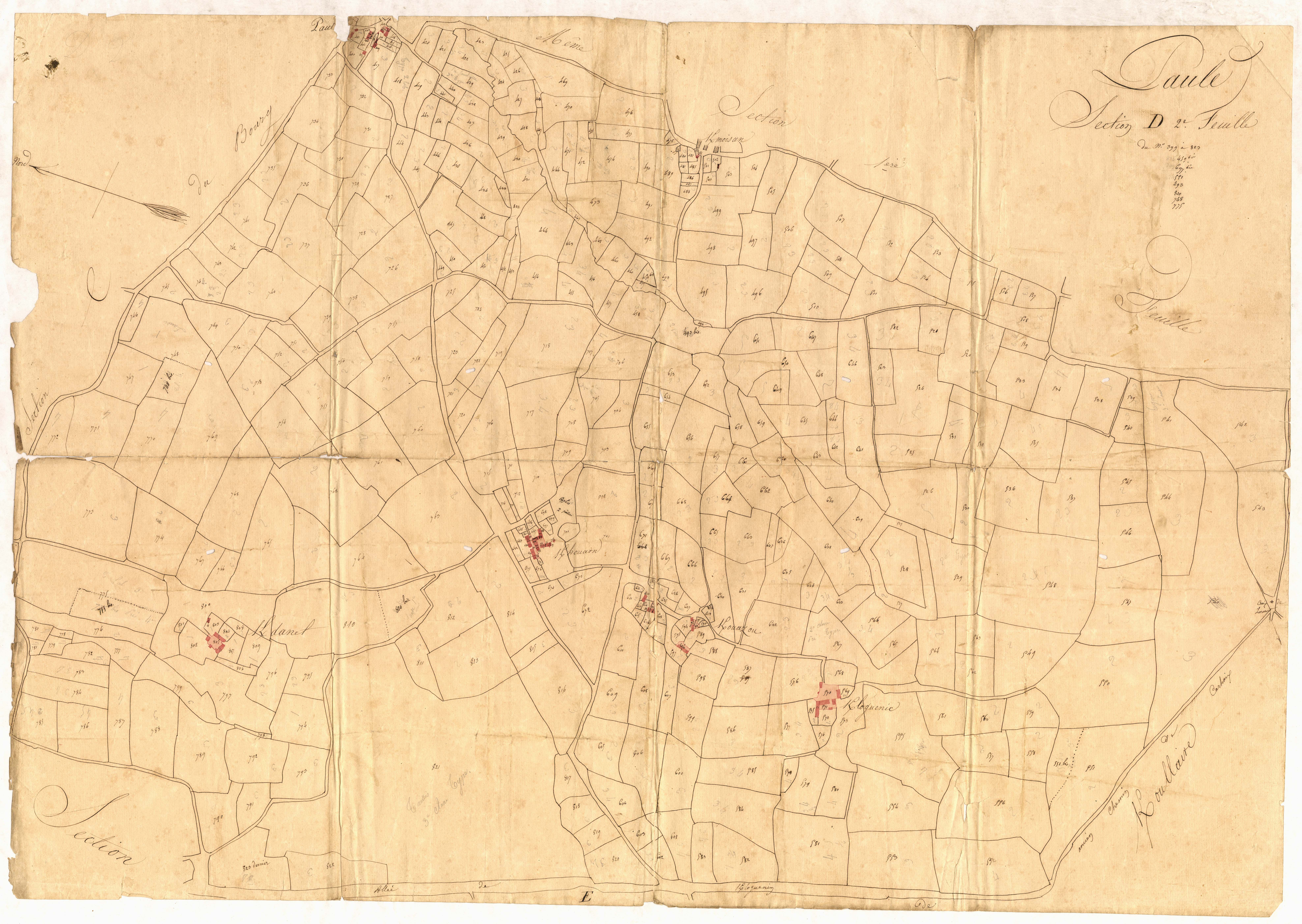 Paule - Section D, 2e feuille