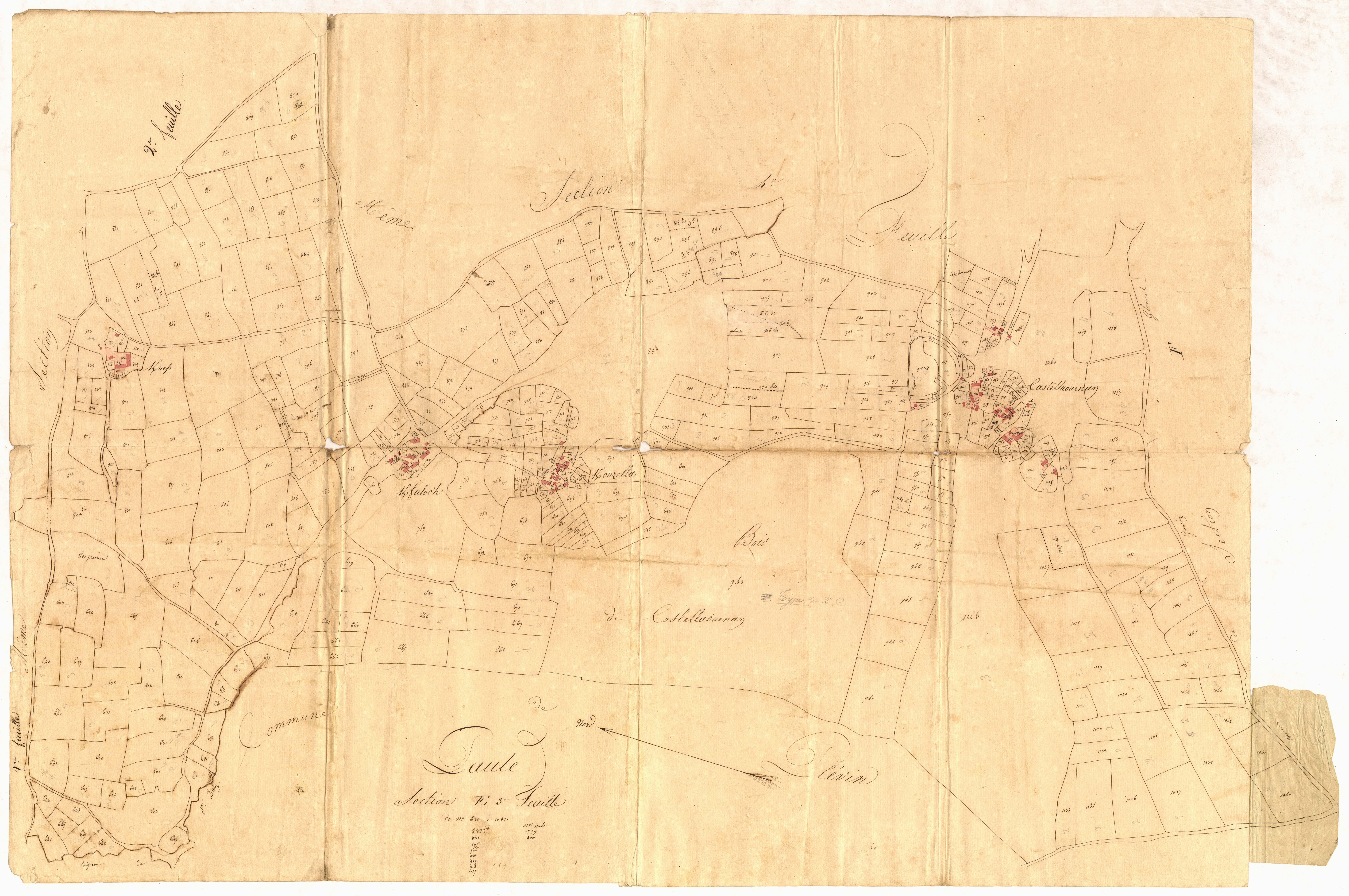 Paule - Section E, 3e feuille