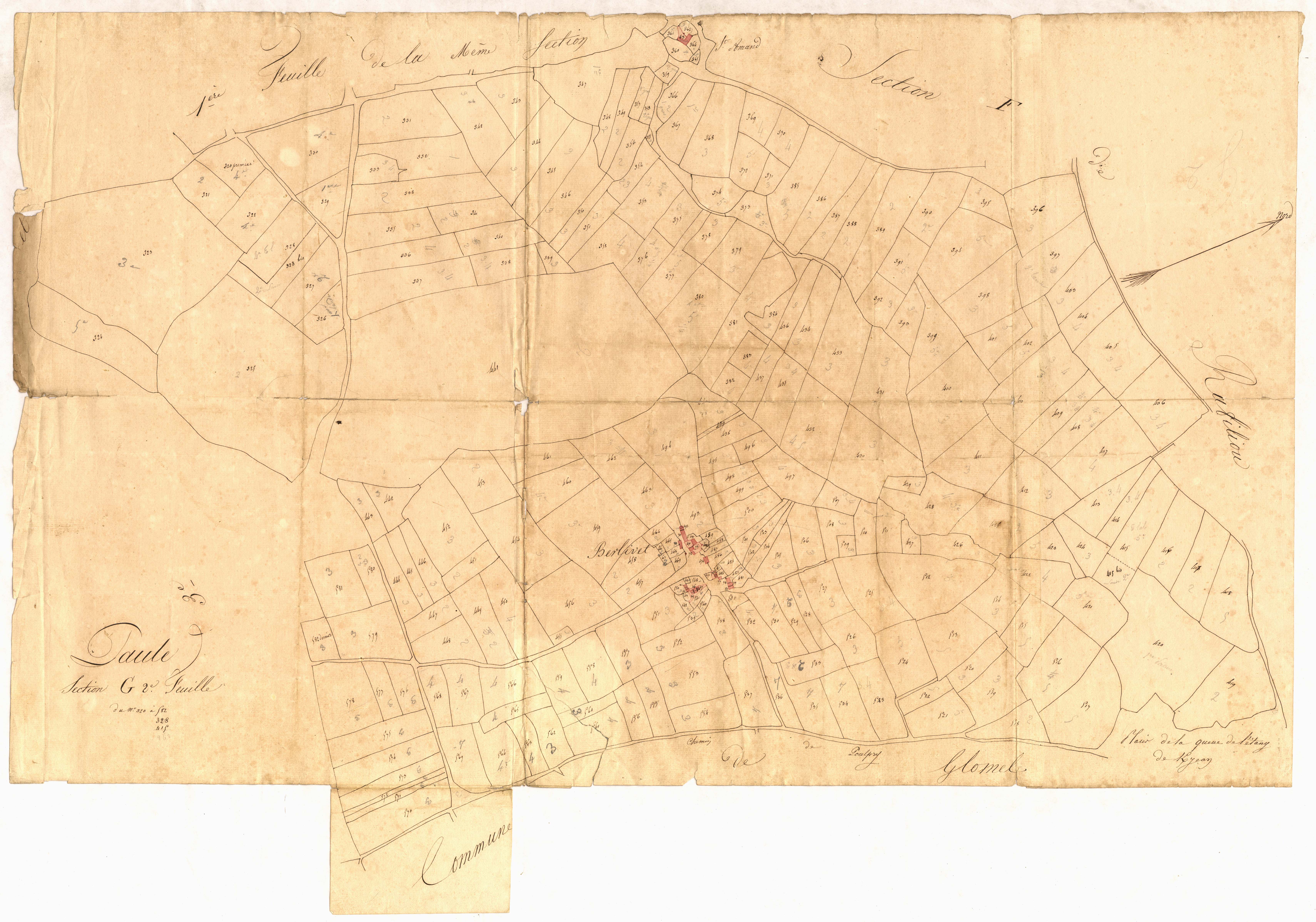 Paule - Section G, 2e feuille