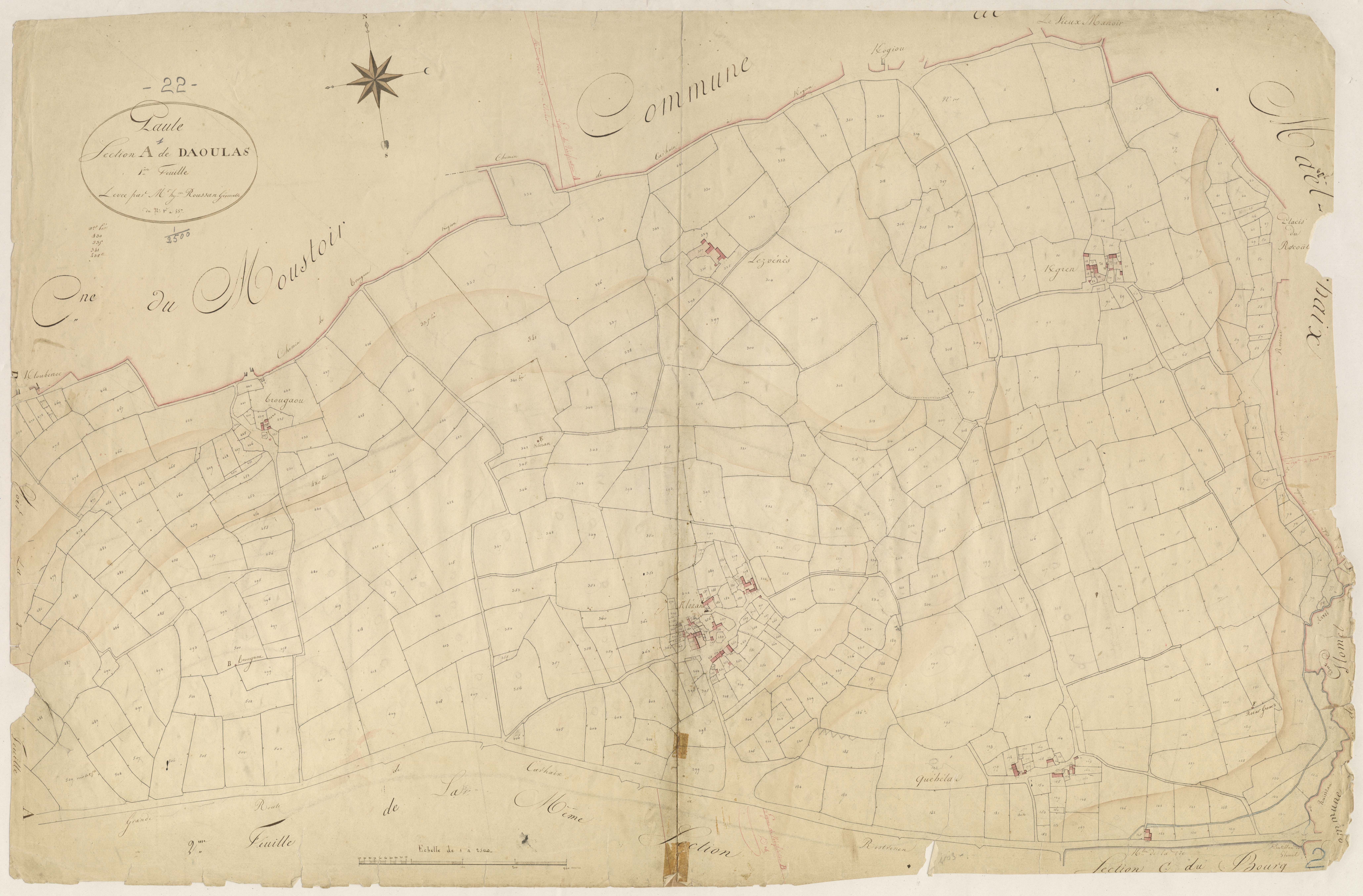 Paule - Section A, 1re feuille