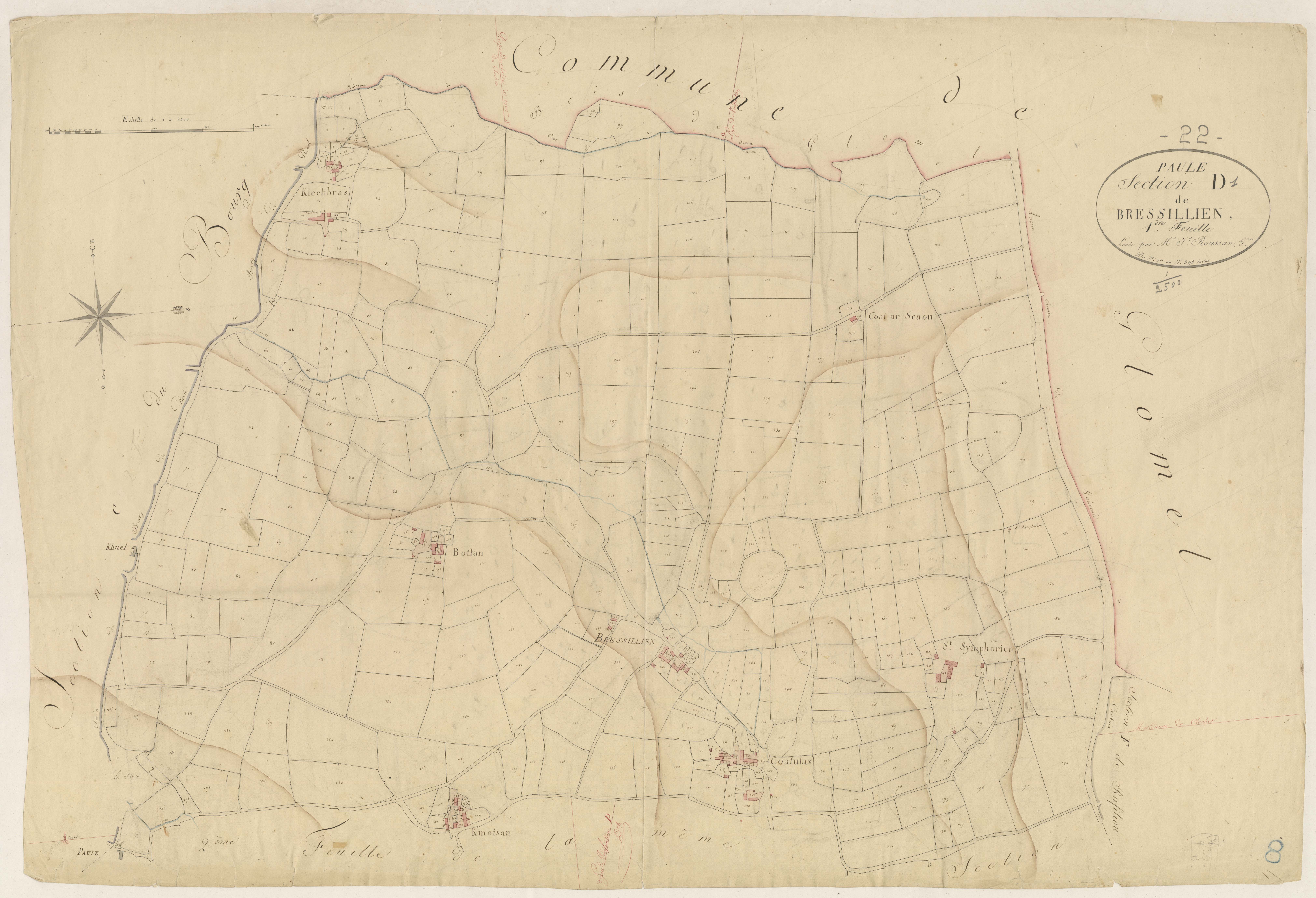 Paule - Section D, 1re feuille