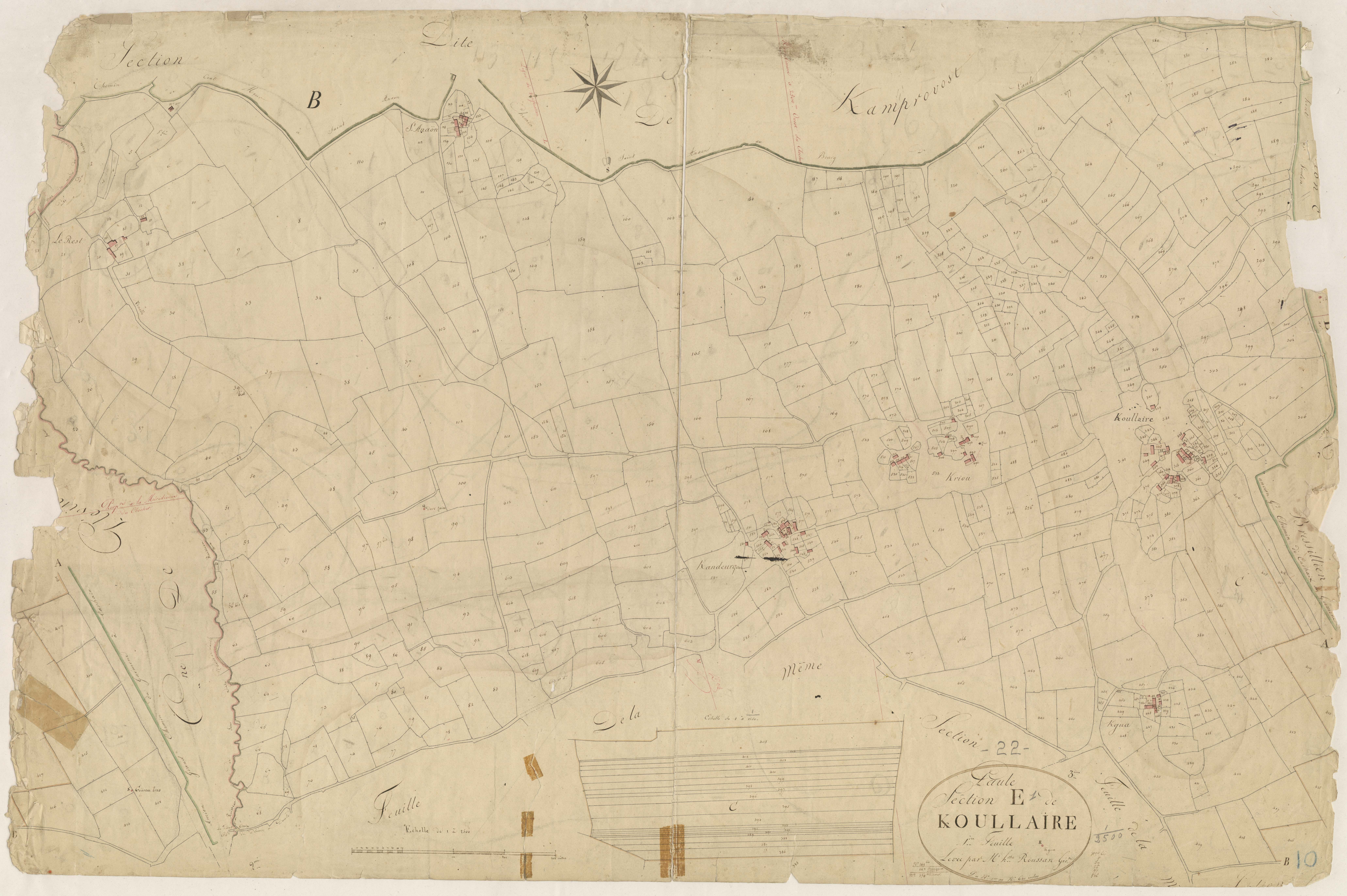 Paule - Section E, 1re feuille