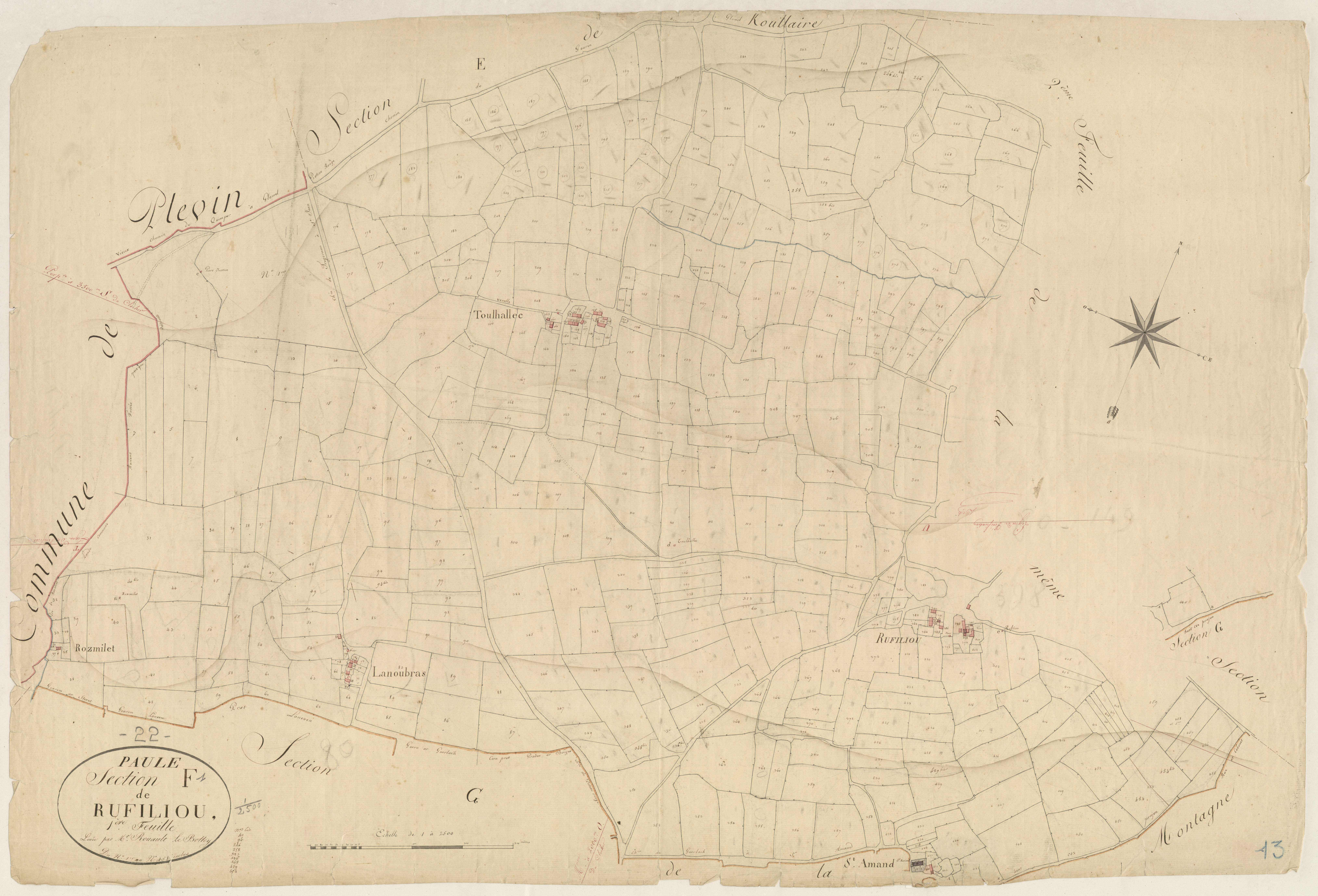 Paule - Section F, 1re feuille