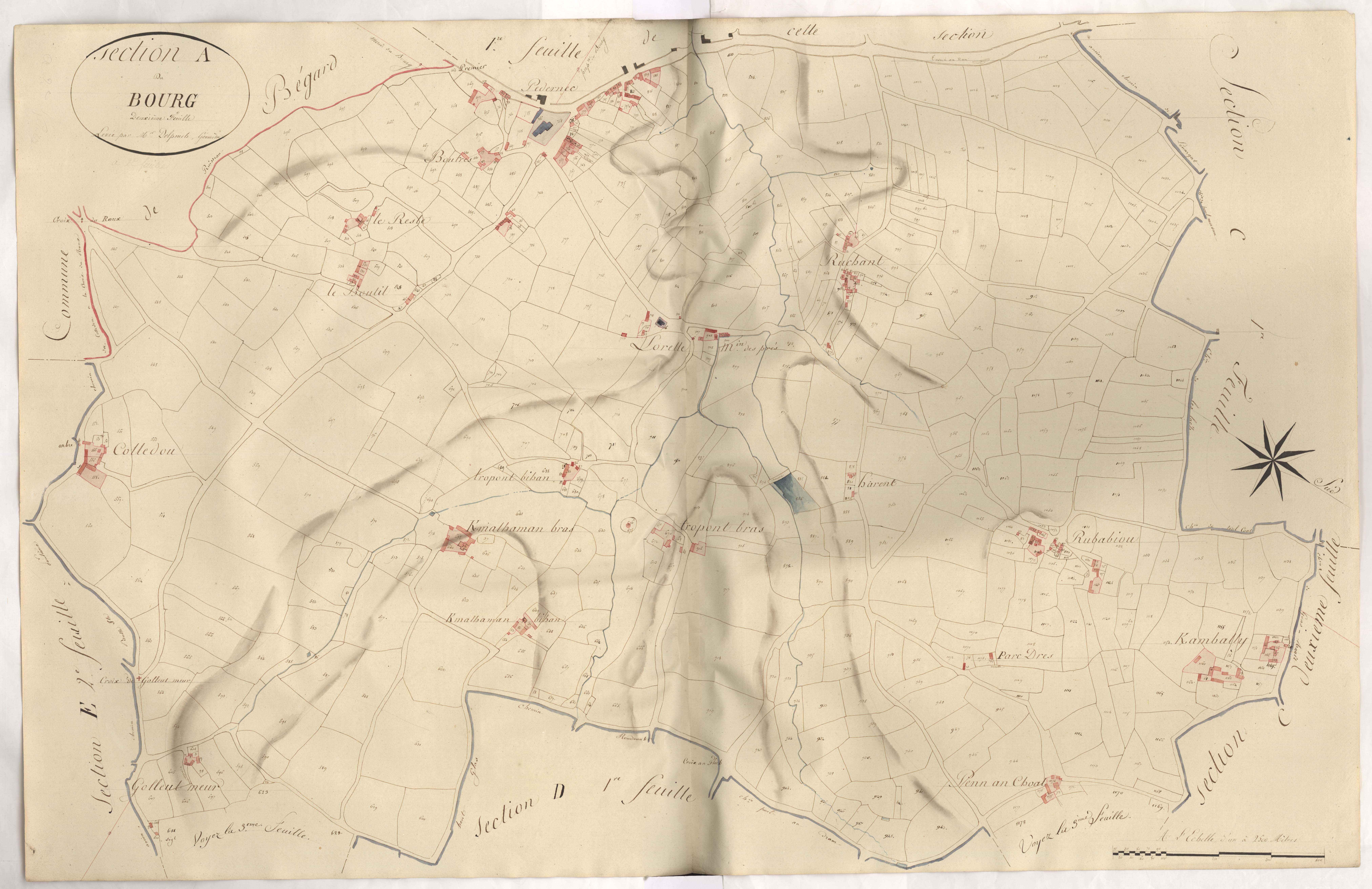 Pédernec - Section A, 2e feuille