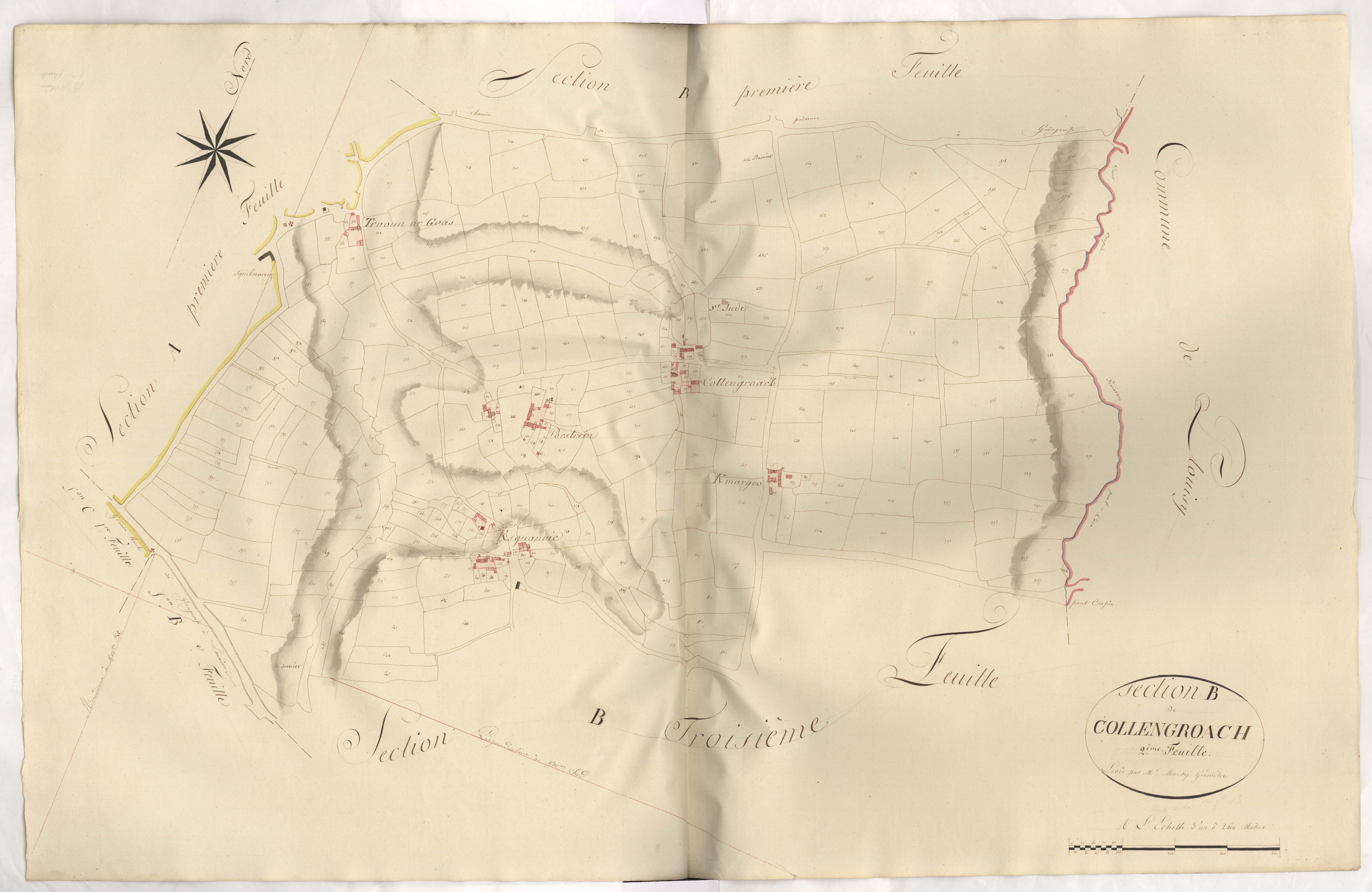 Pédernec - Section B, 2e feuille