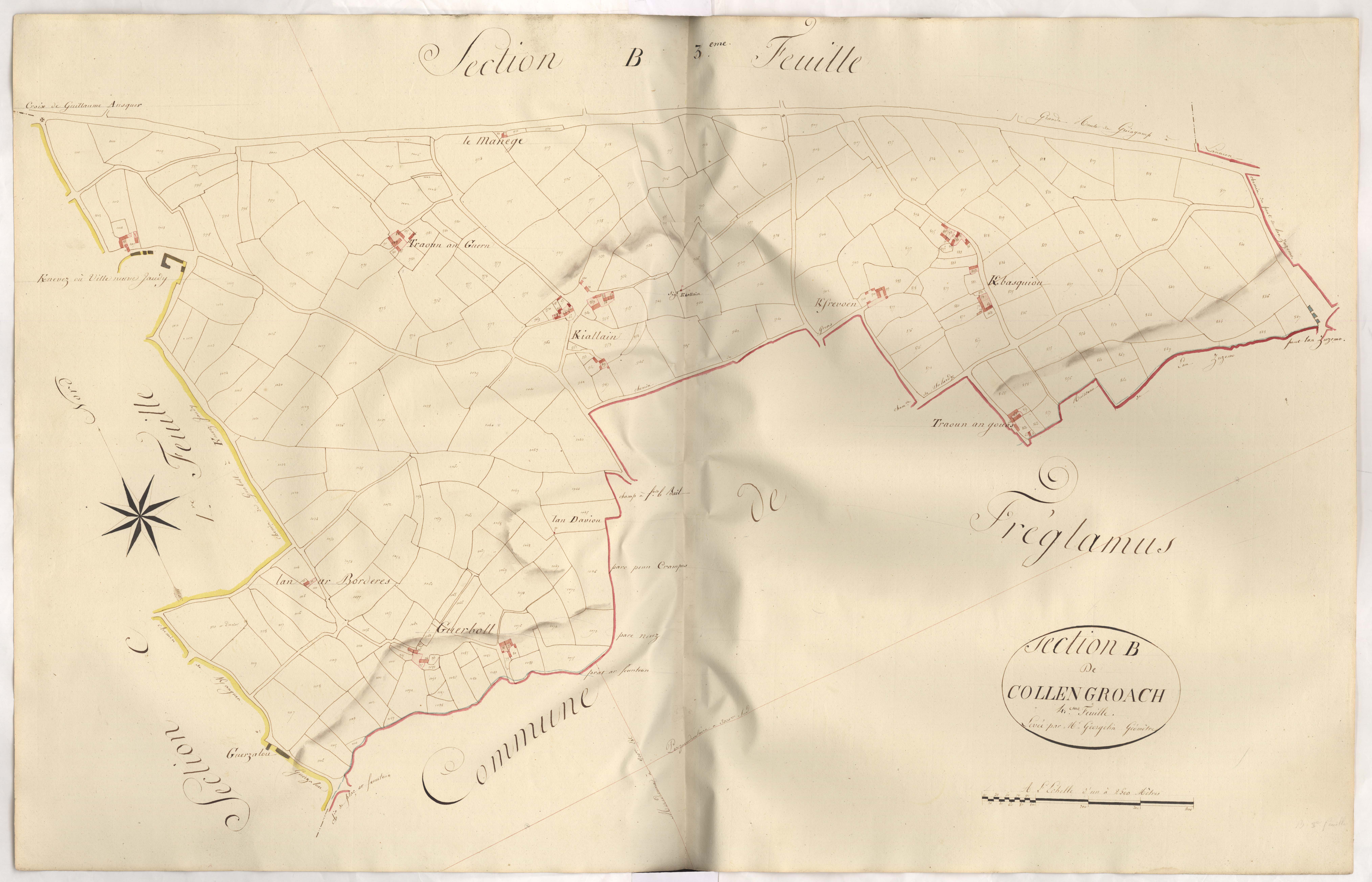 Pédernec - Section B, 4e feuille