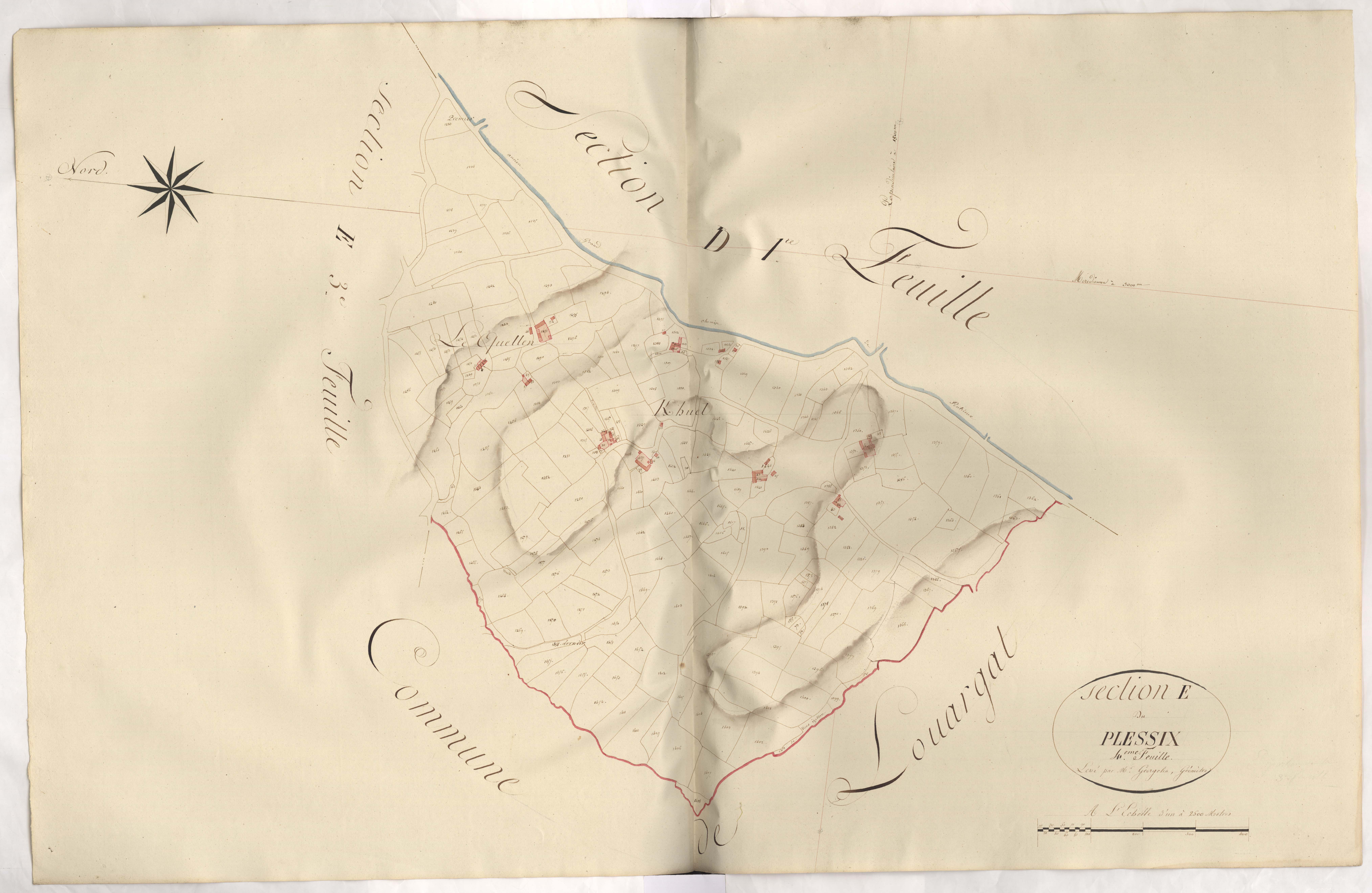 Pédernec - Section E, 4e feuille