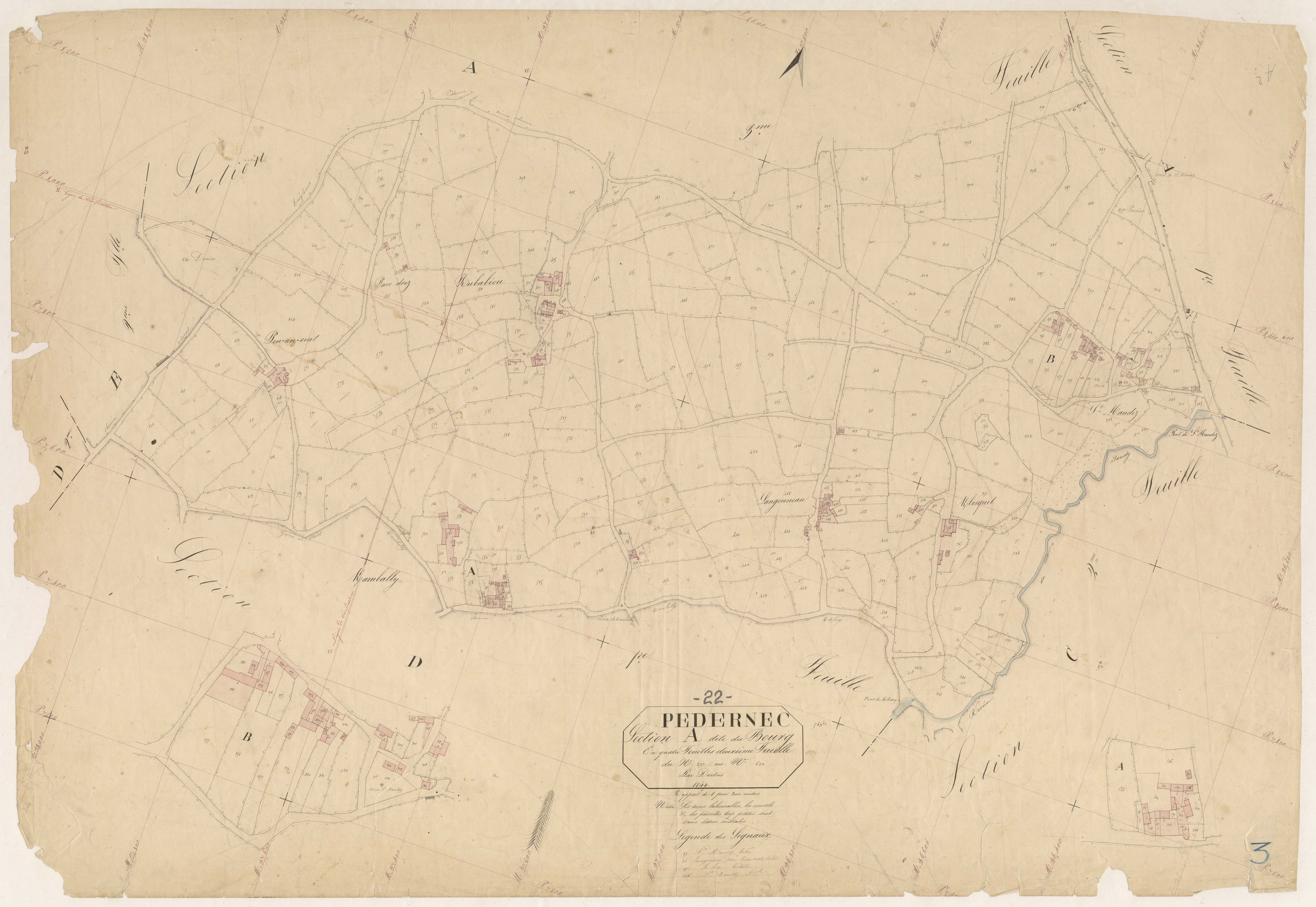 Pédernec - Section A, 2e feuille