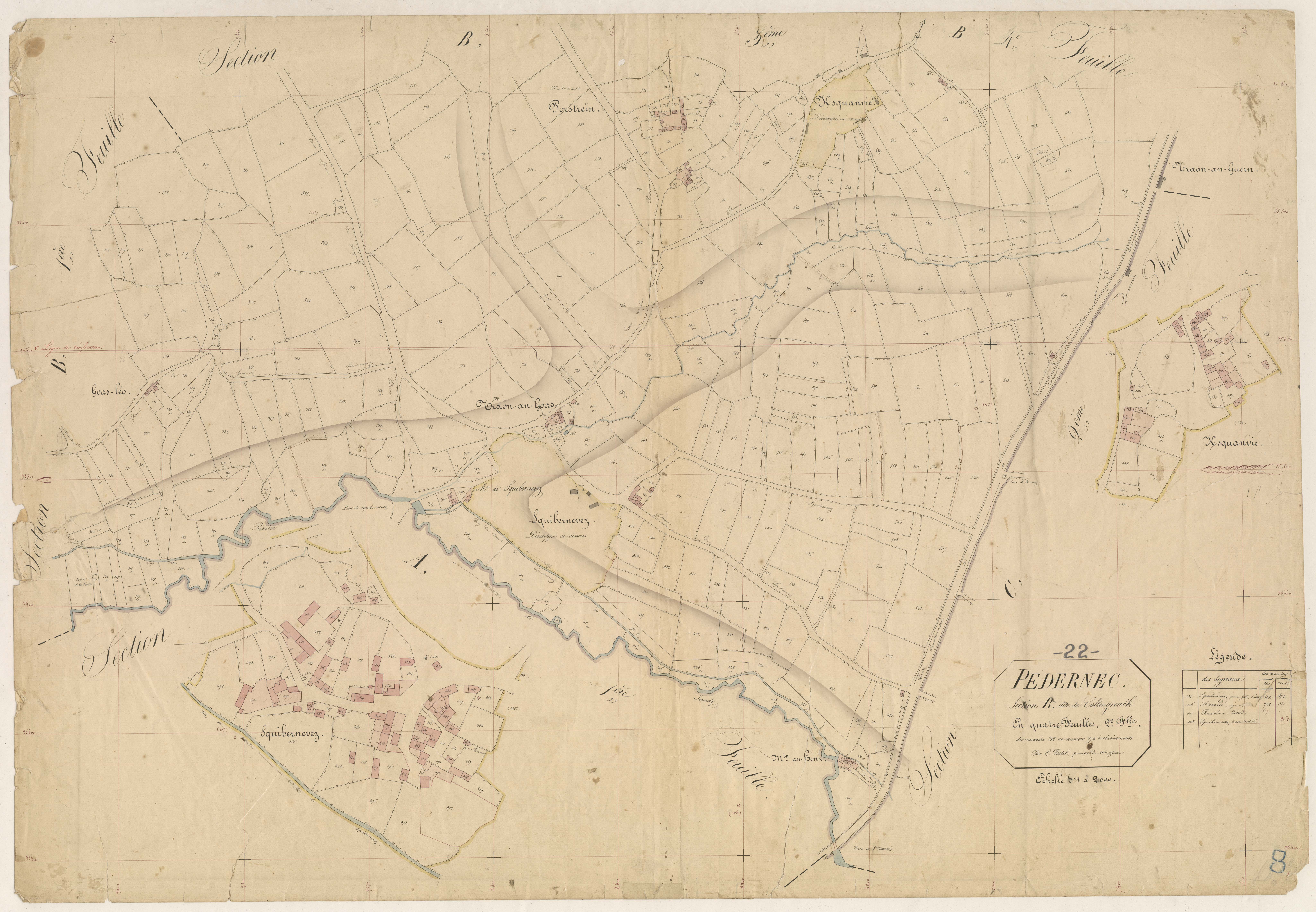 Pédernec - Section B, 2e feuille