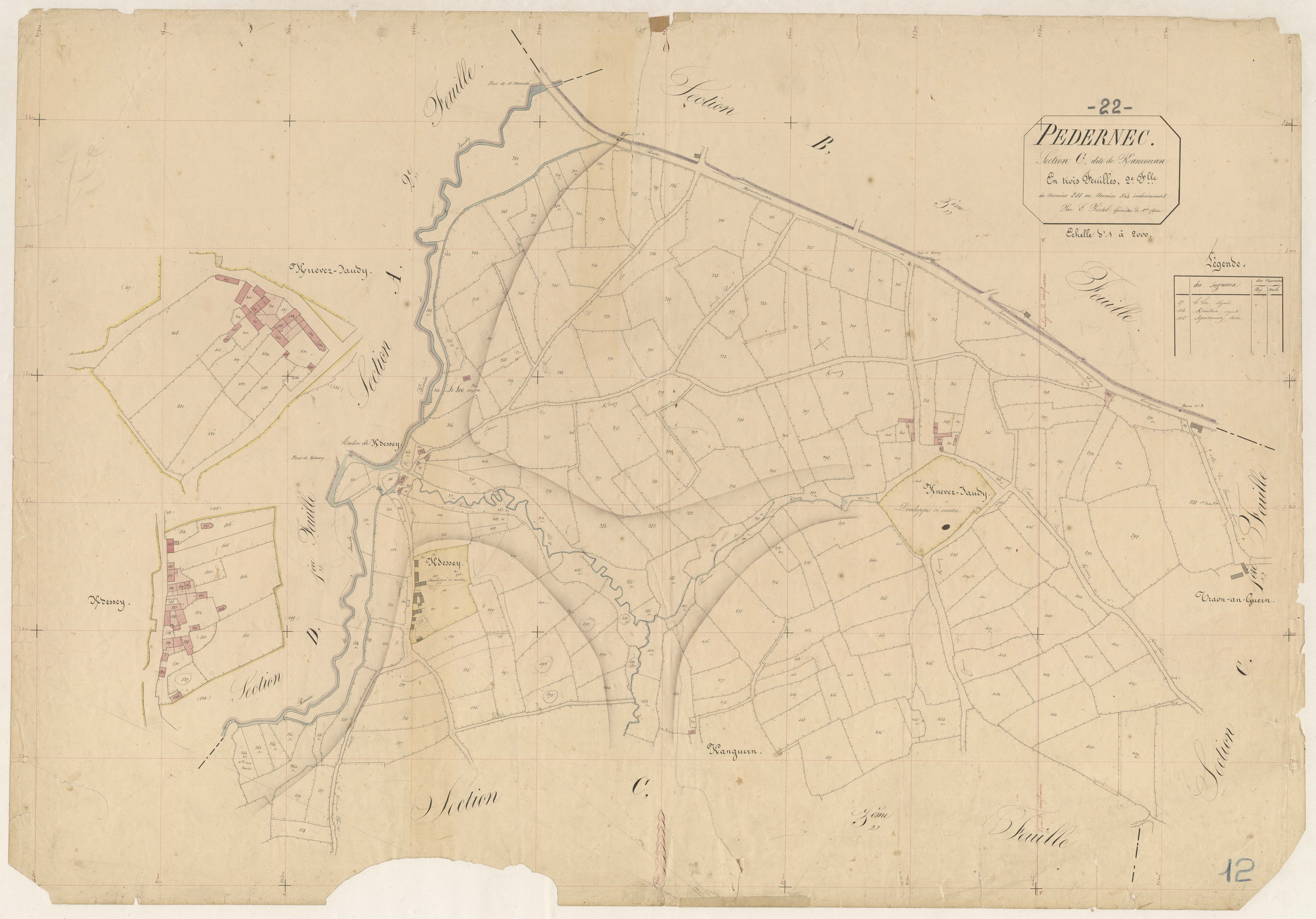 Pédernec - Section C, 2e feuille