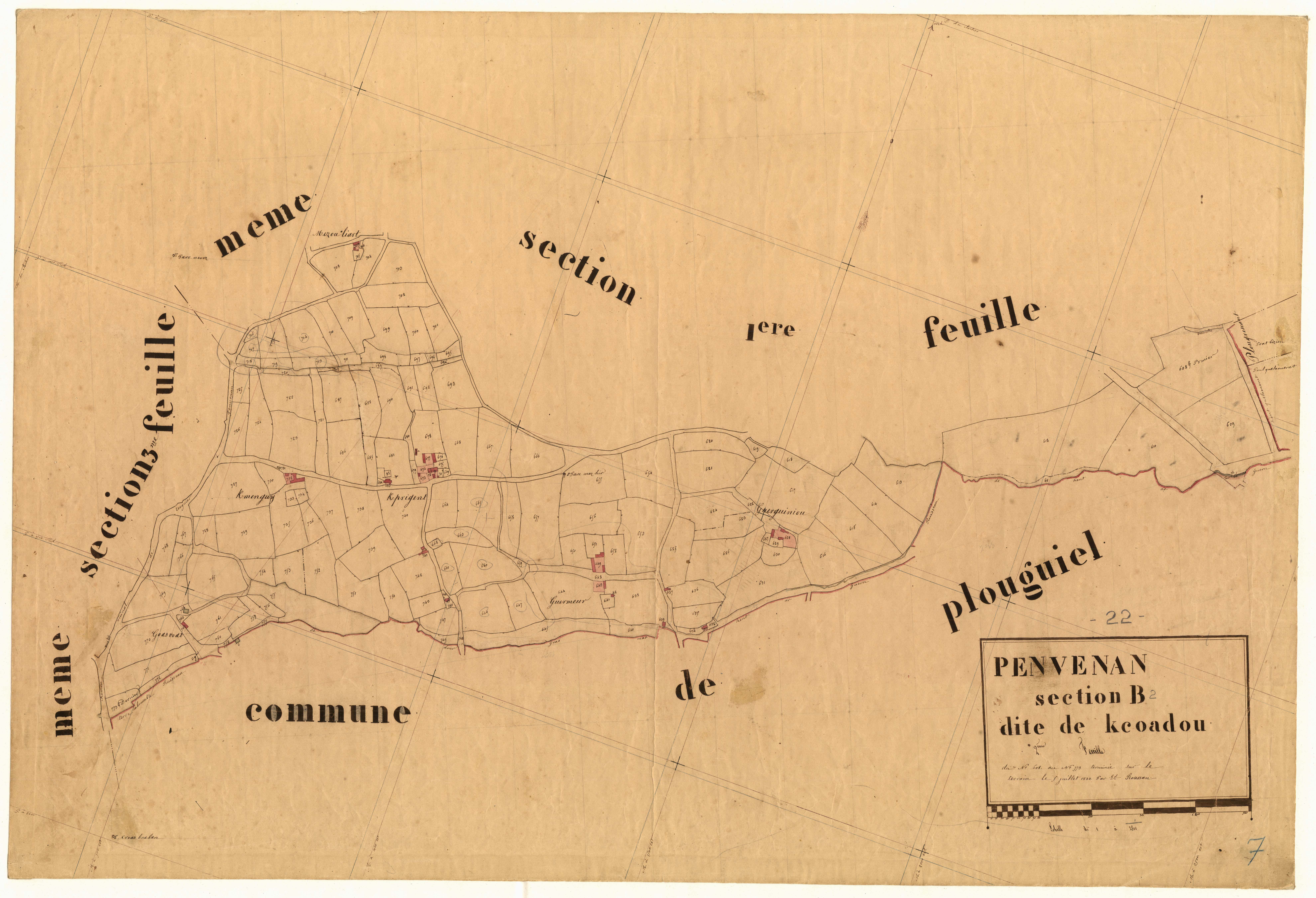 Penvénan - Section B, 2e feuille