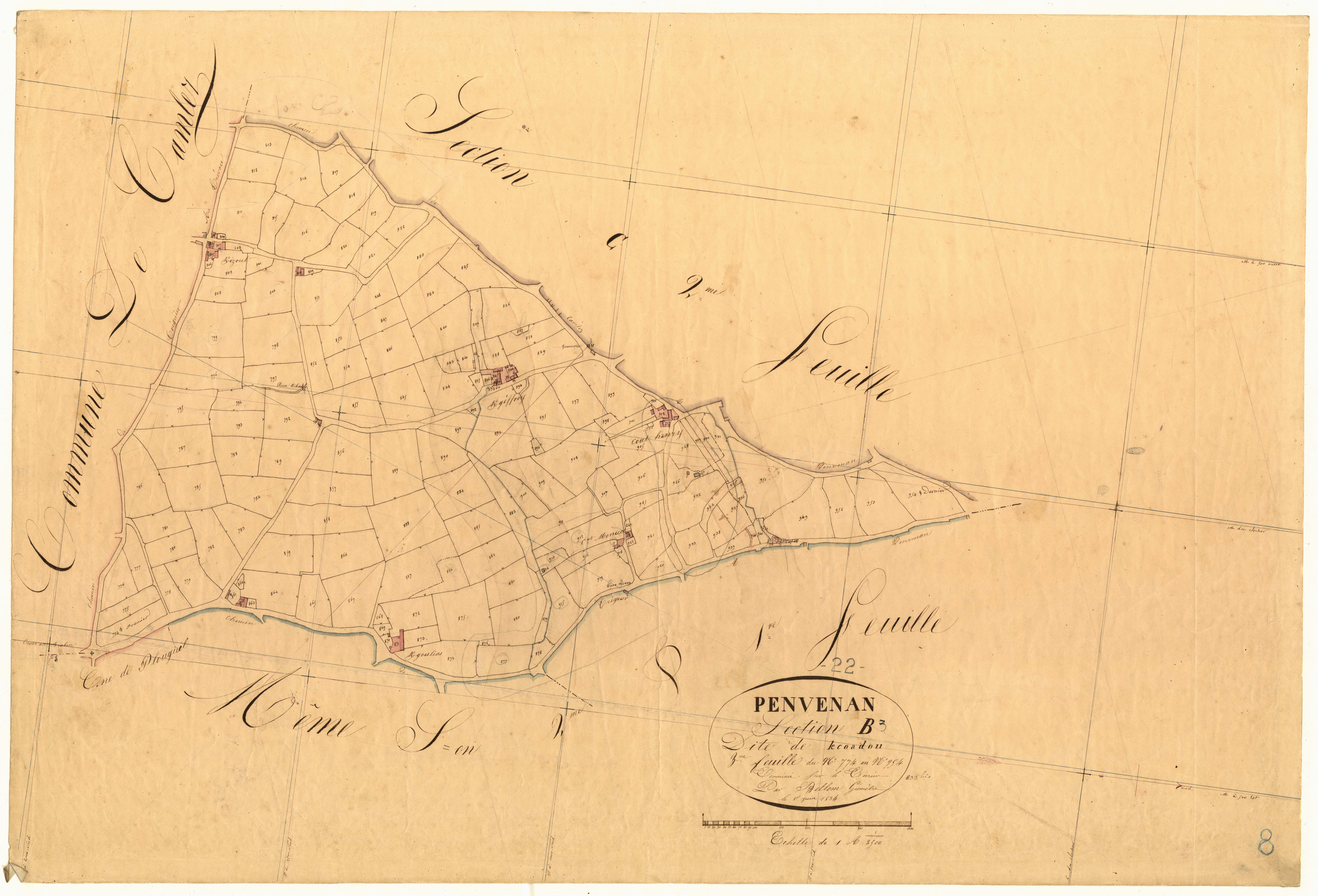 Penvénan - Section B, 3e feuille