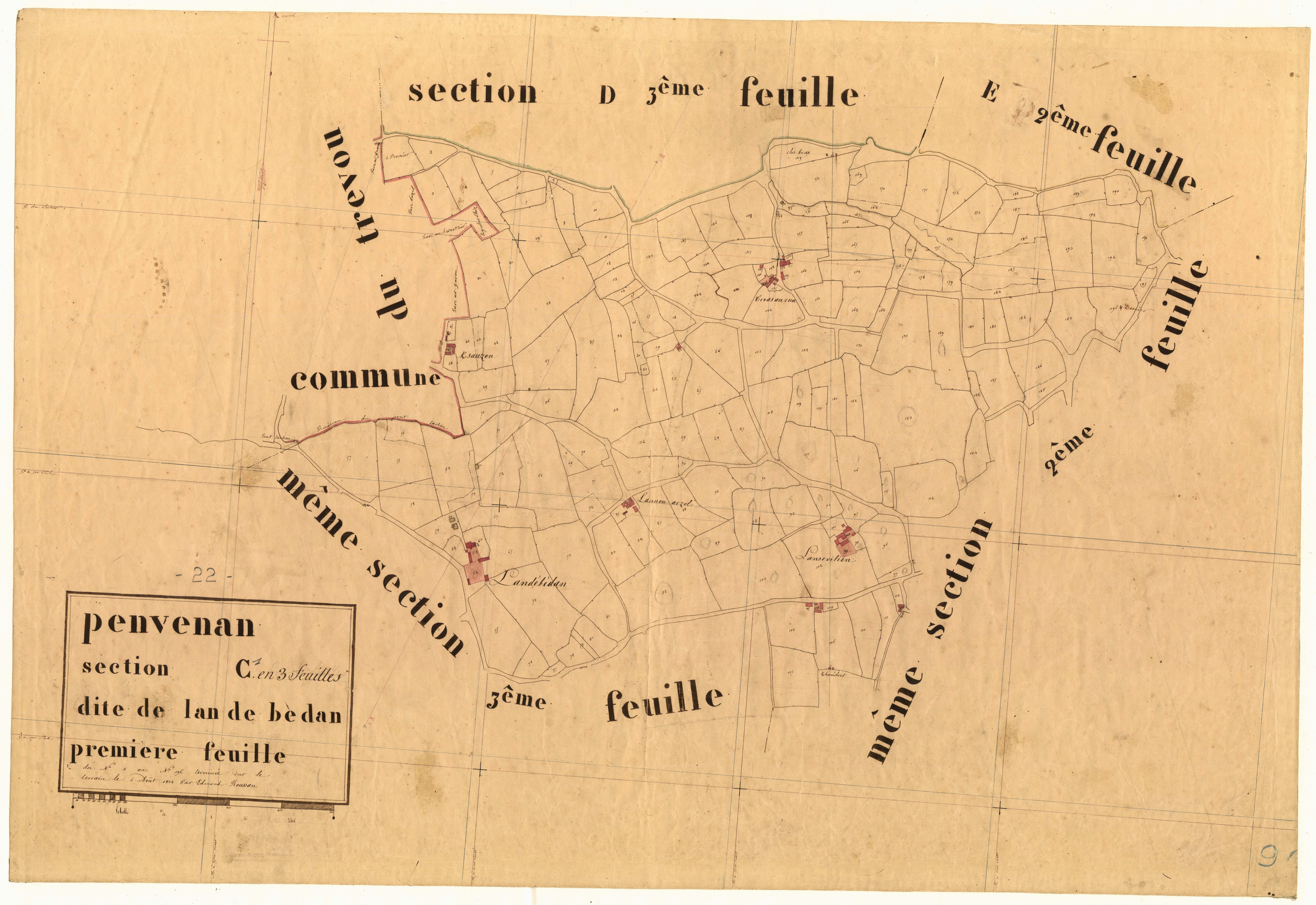 Penvénan - Section C, 1re feuille