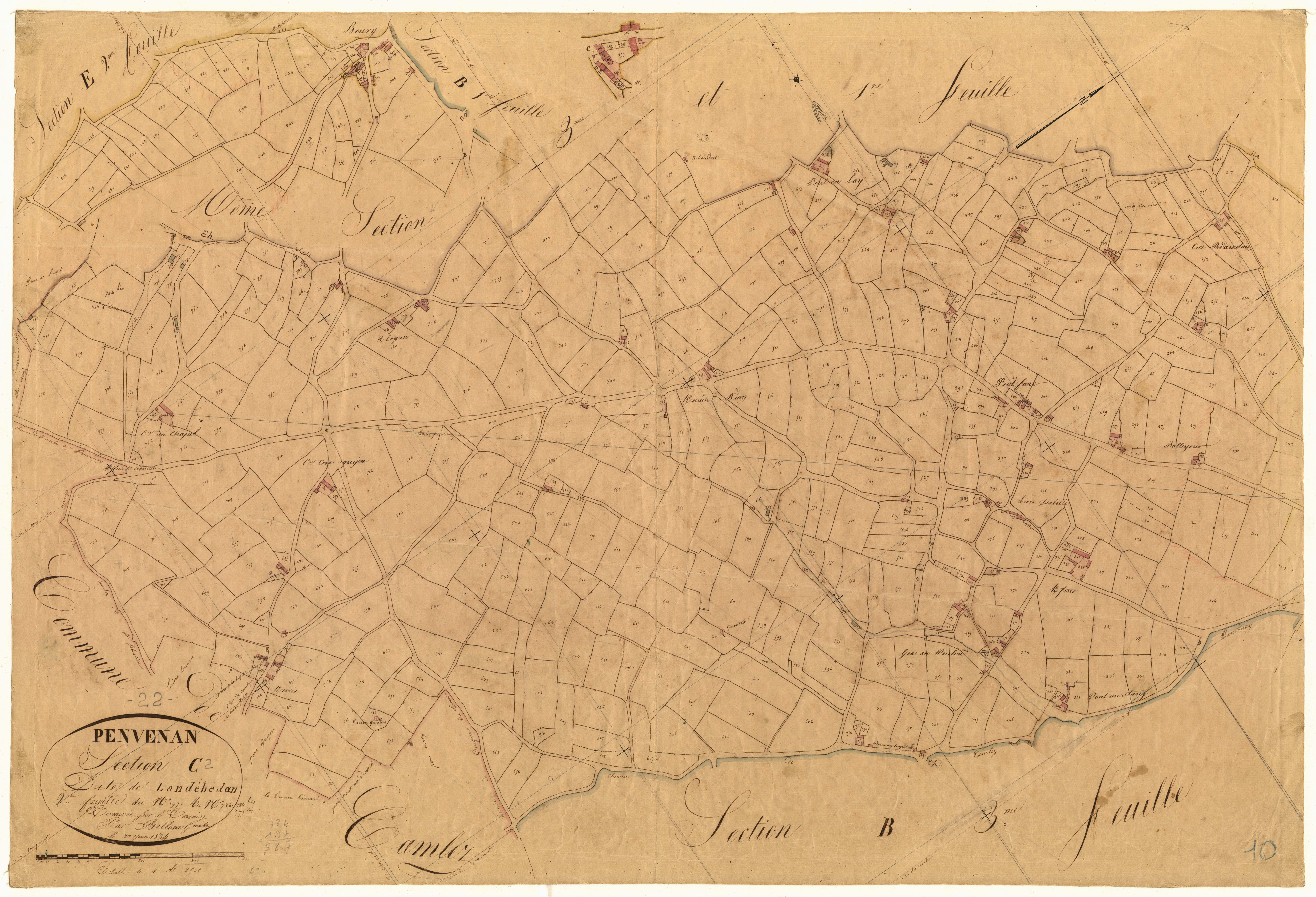 Penvénan - Section C, 2e feuille