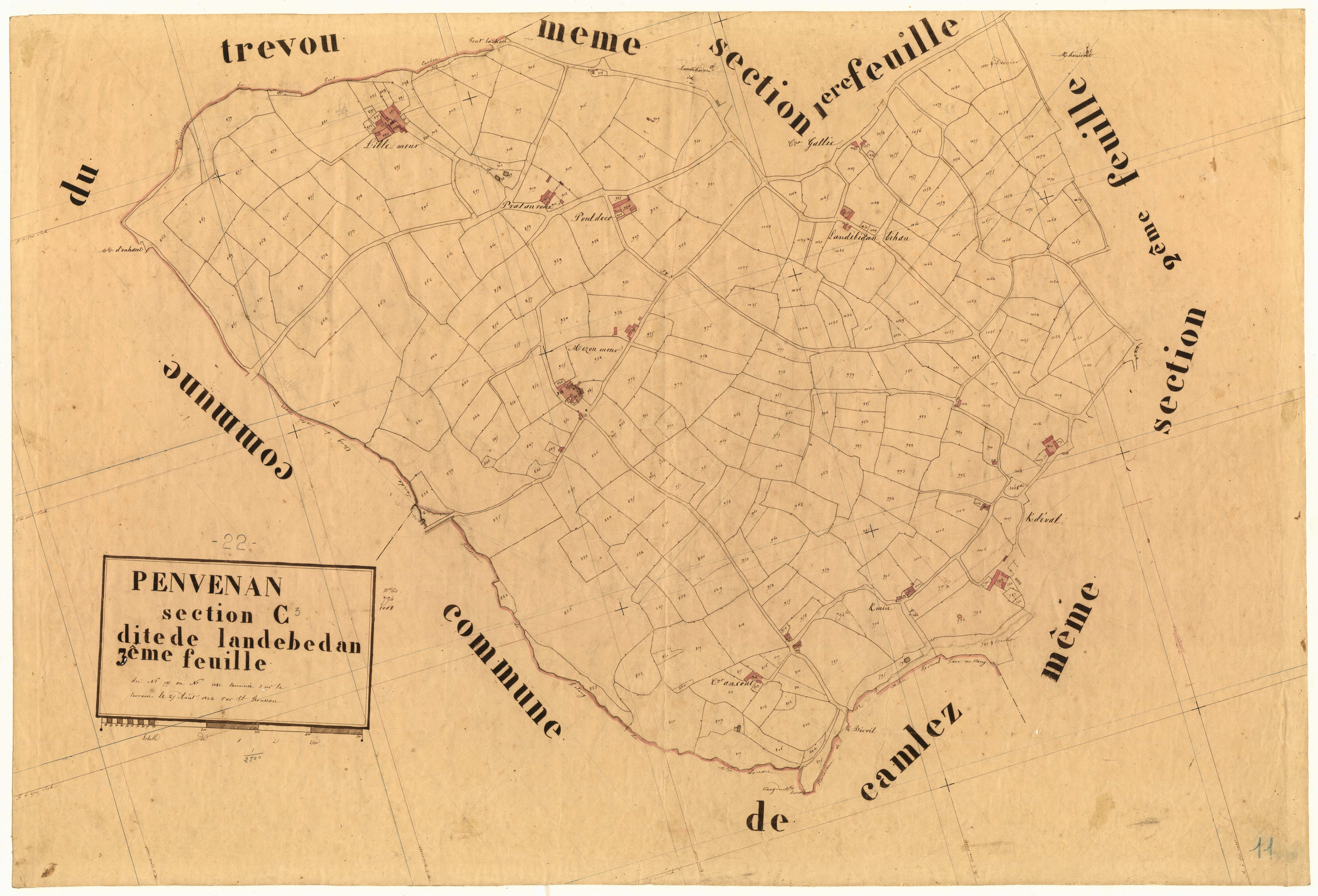 Penvénan - Section C, 3e feuille