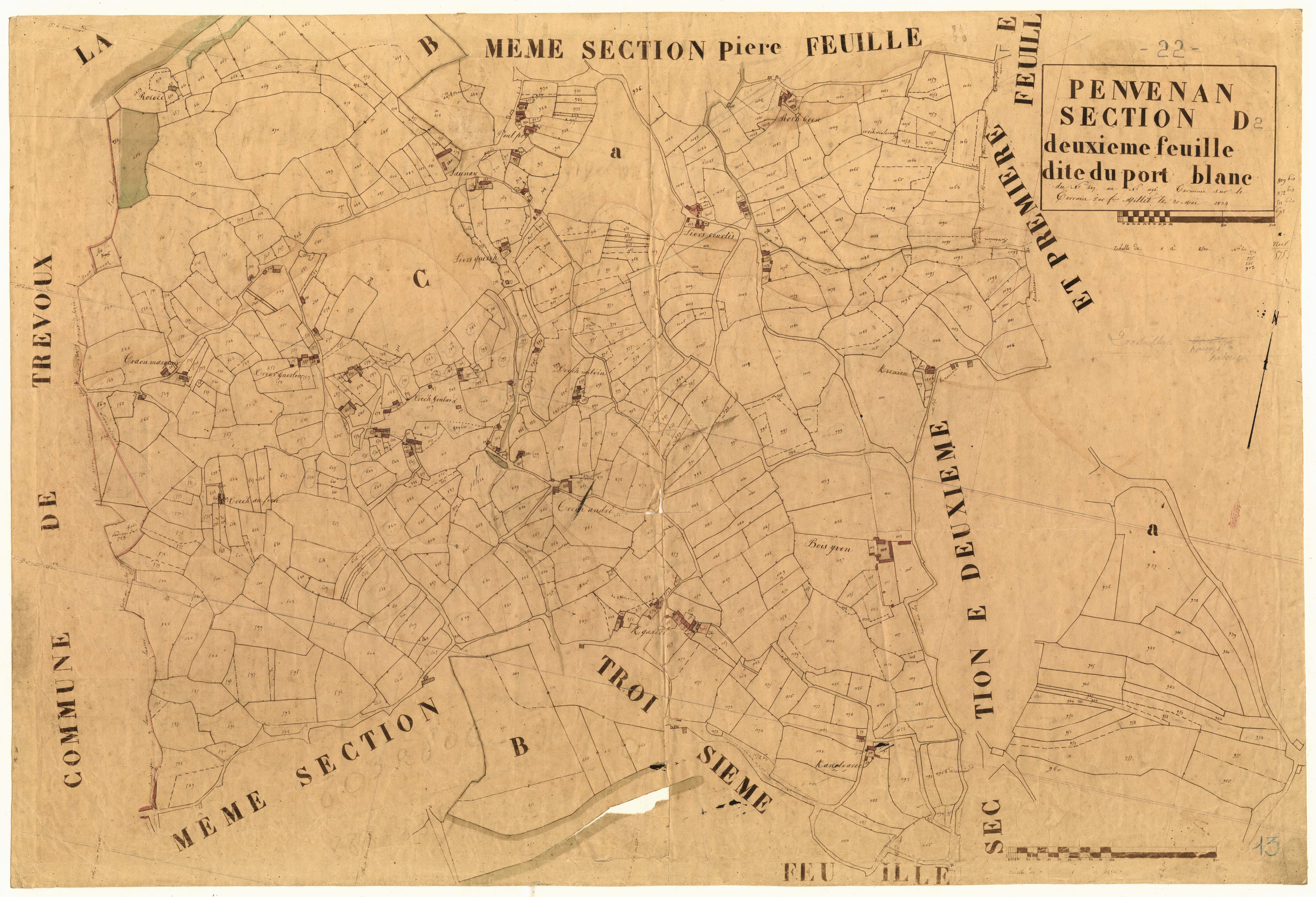 Penvénan - Section D, 2e feuille