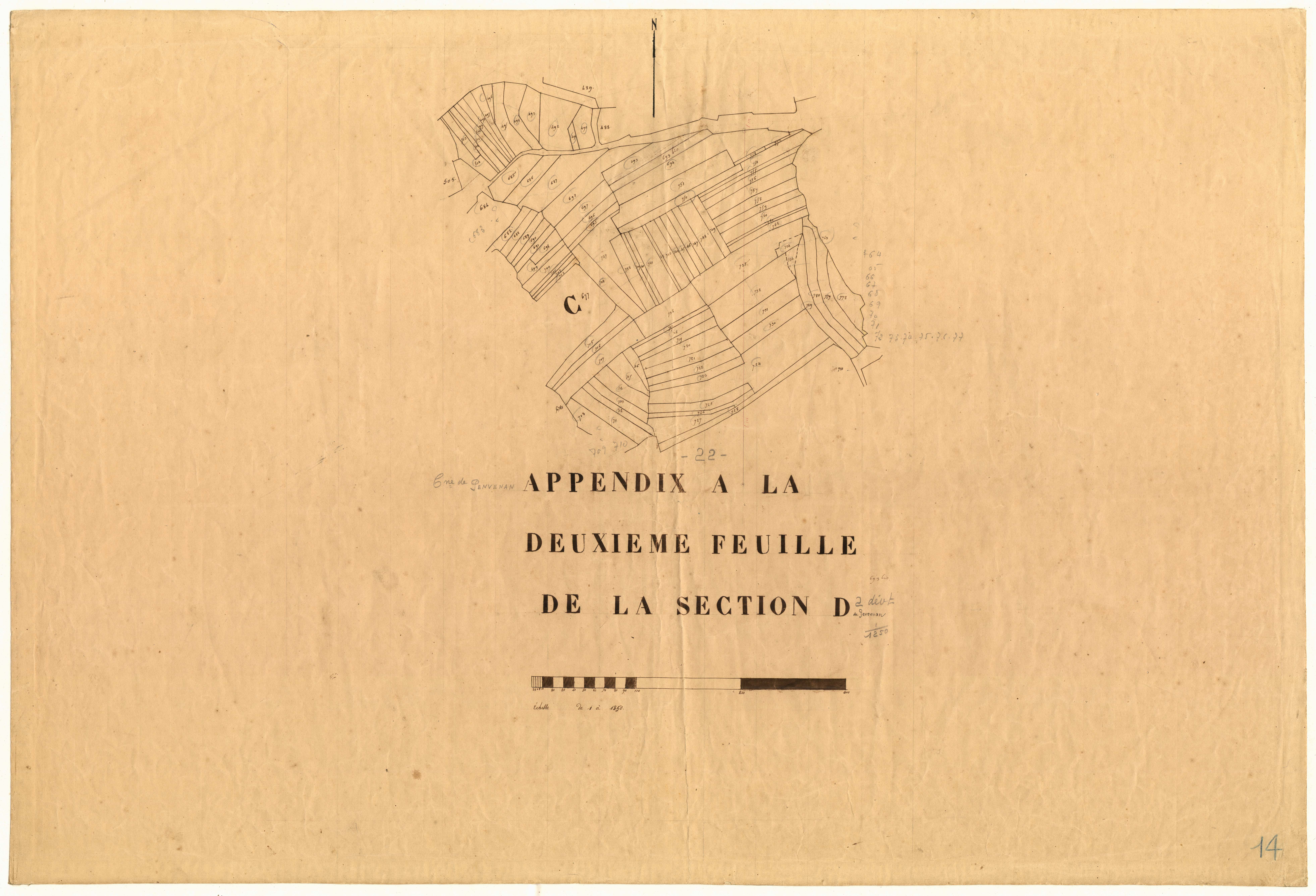 Penvénan - Section D, 2e feuille : développement