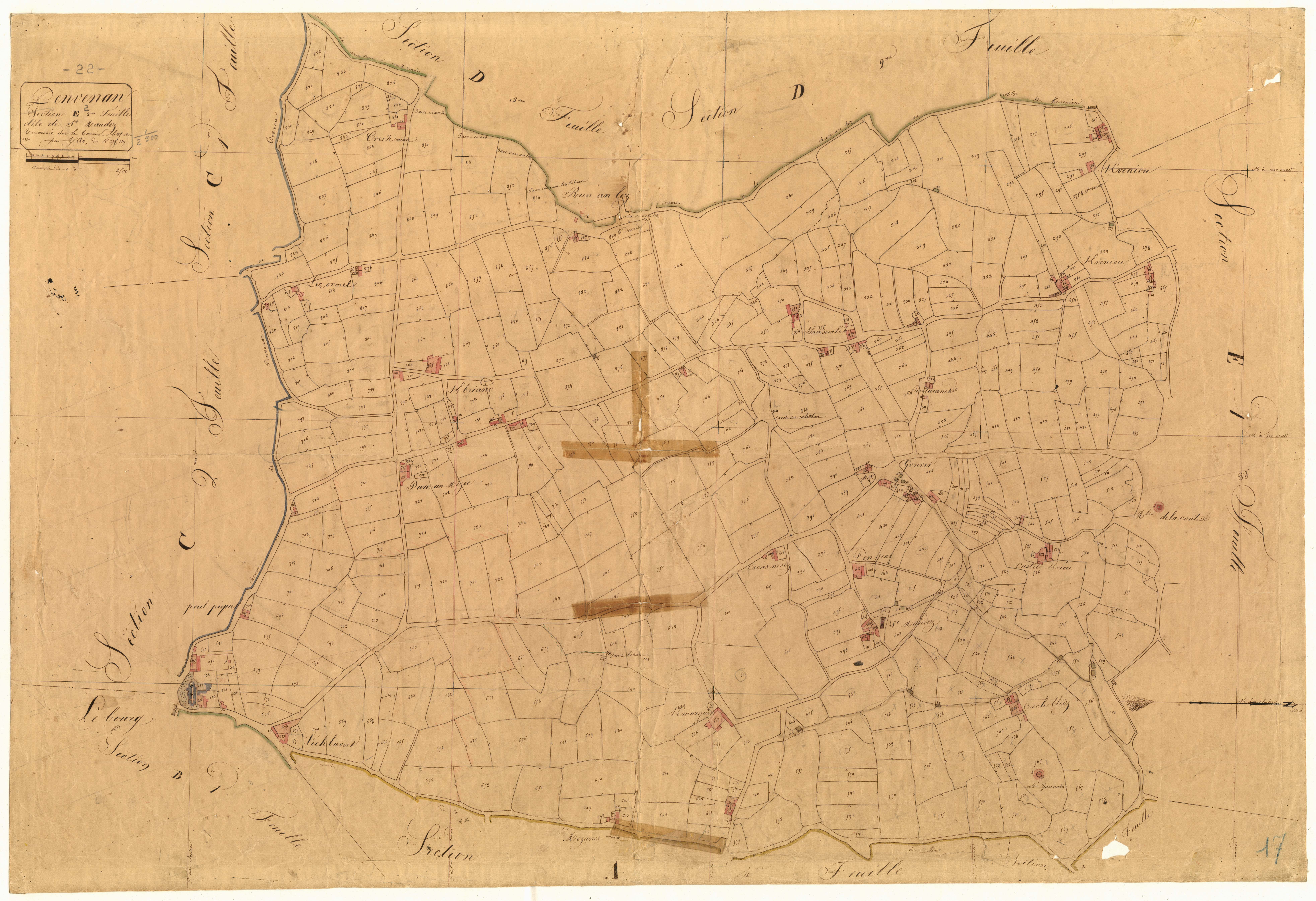 Penvénan - Section E, 2e feuille