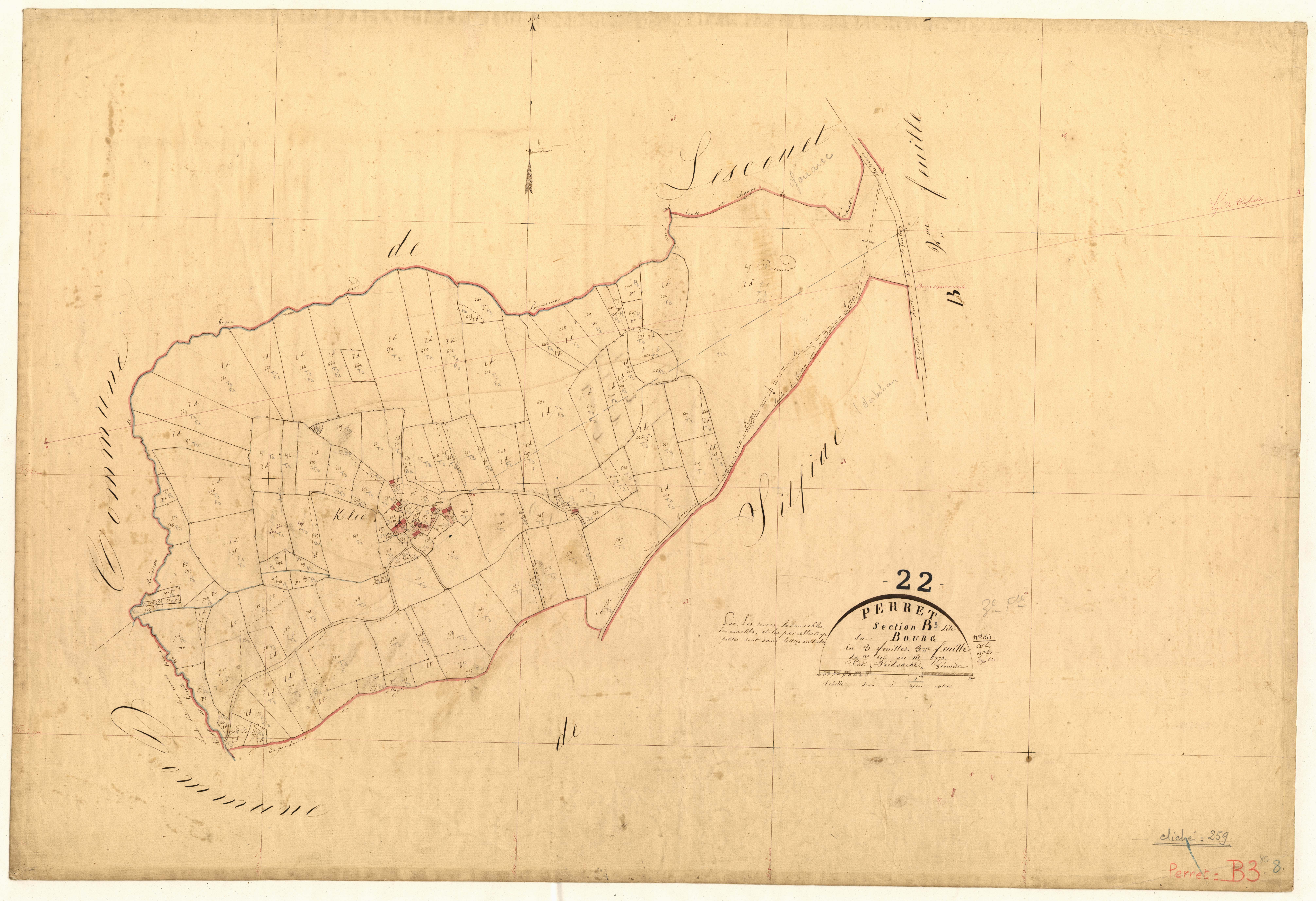 Perret - Section B, 3e feuille