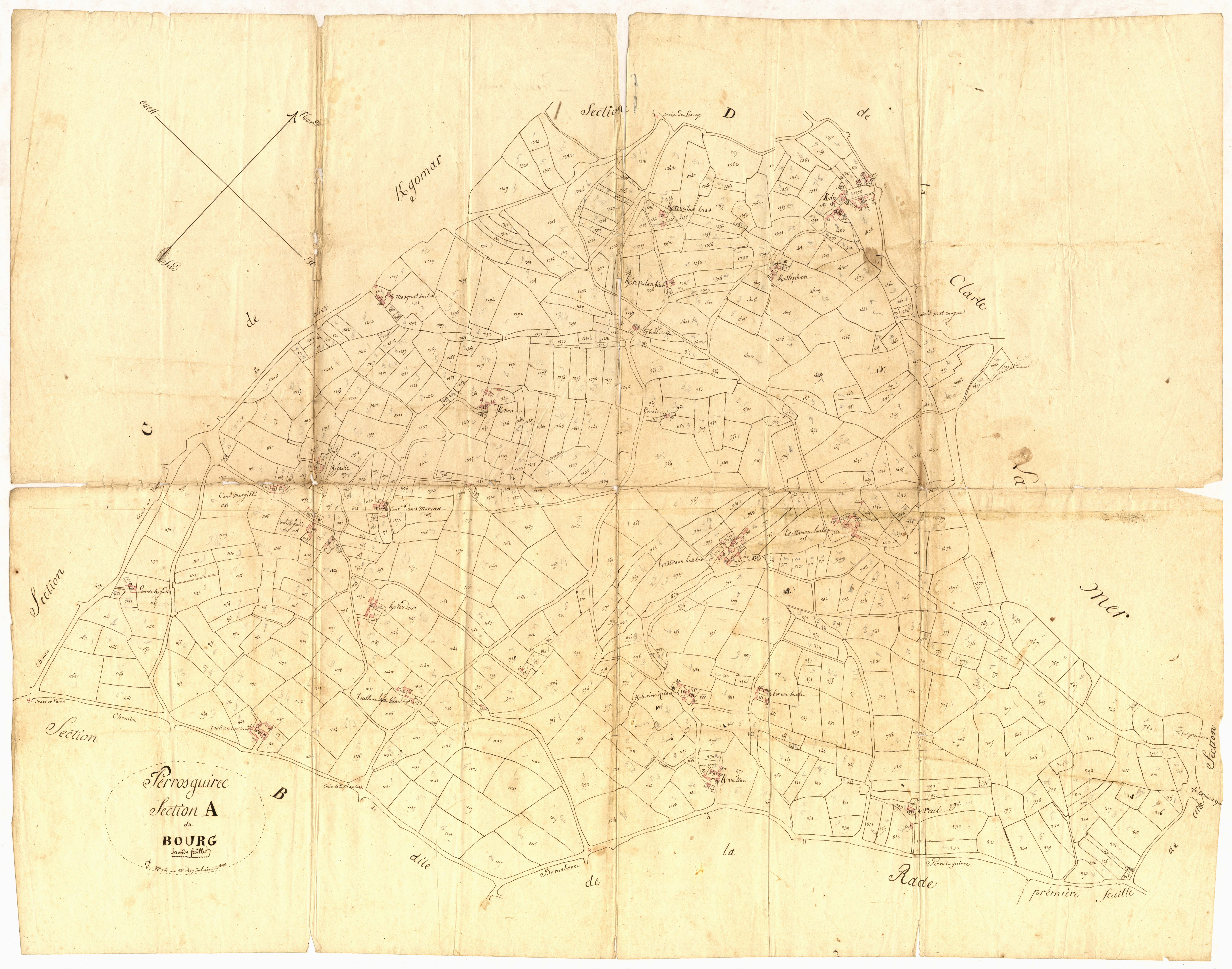 Perros-Guirec - Section A, 2e feuille