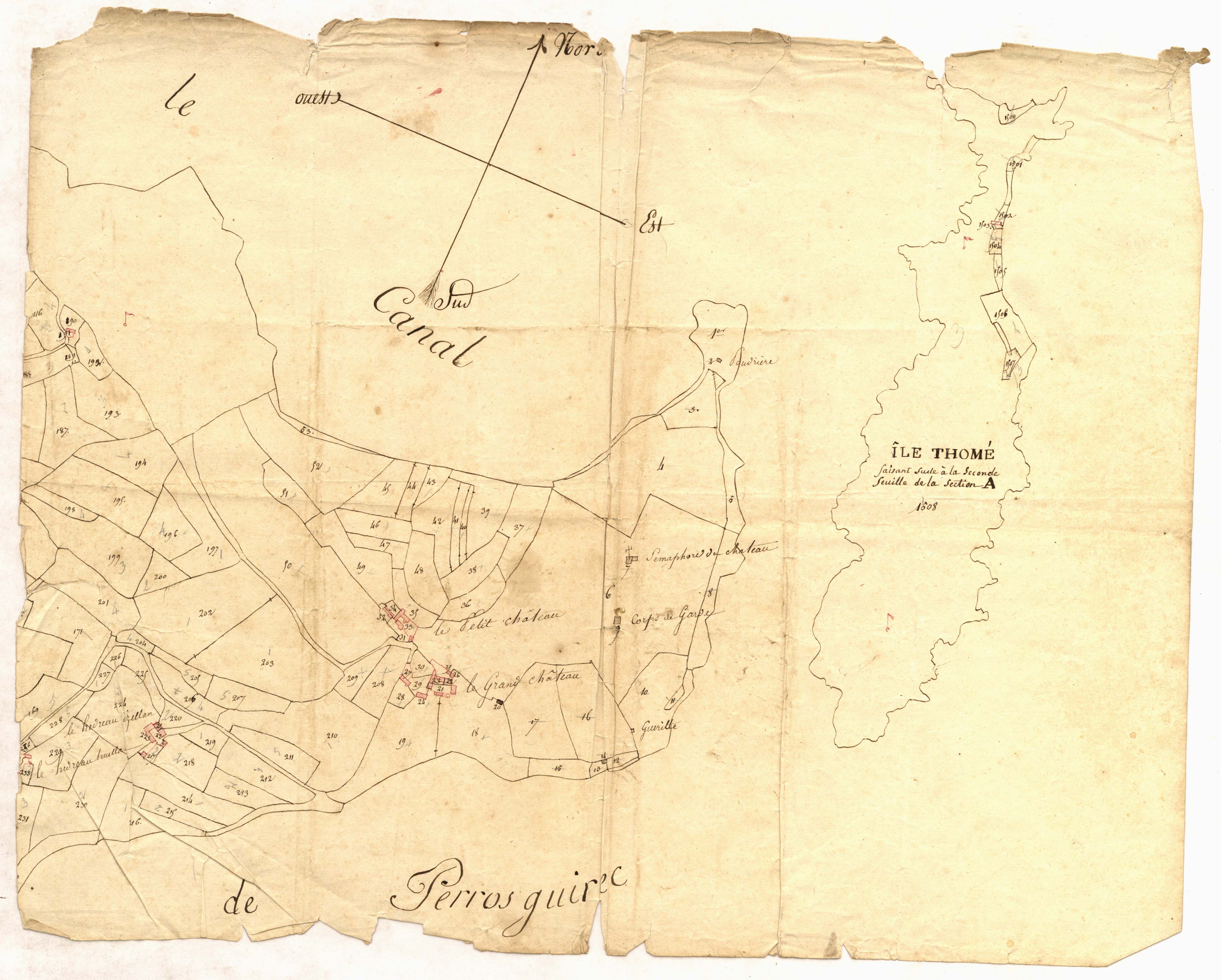 Perros-Guirec - Section A, 2e feuille suite