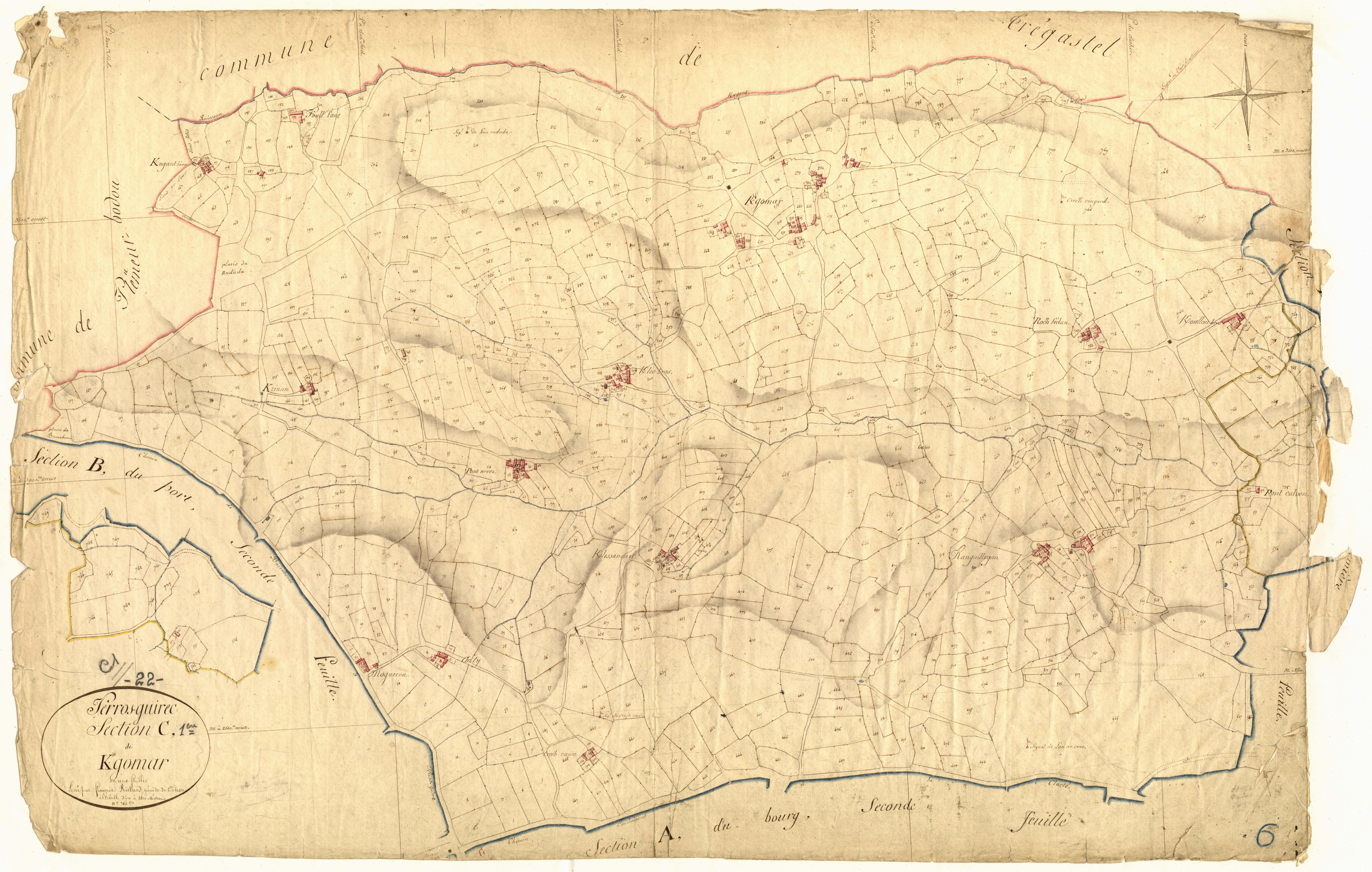 Perros-Guirec - Section C, 1re feuille