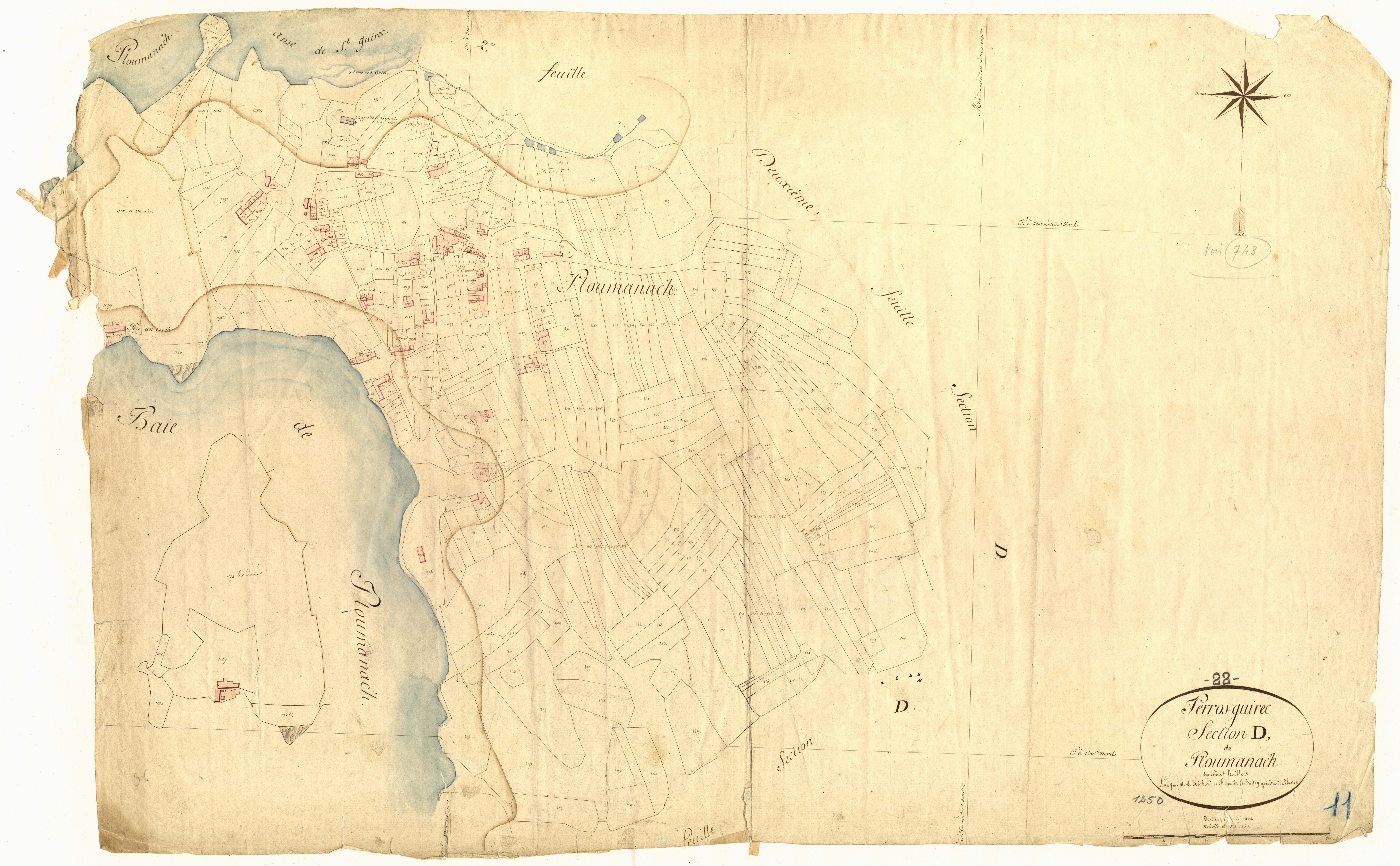 Perros-Guirec - Section D, 3e feuille