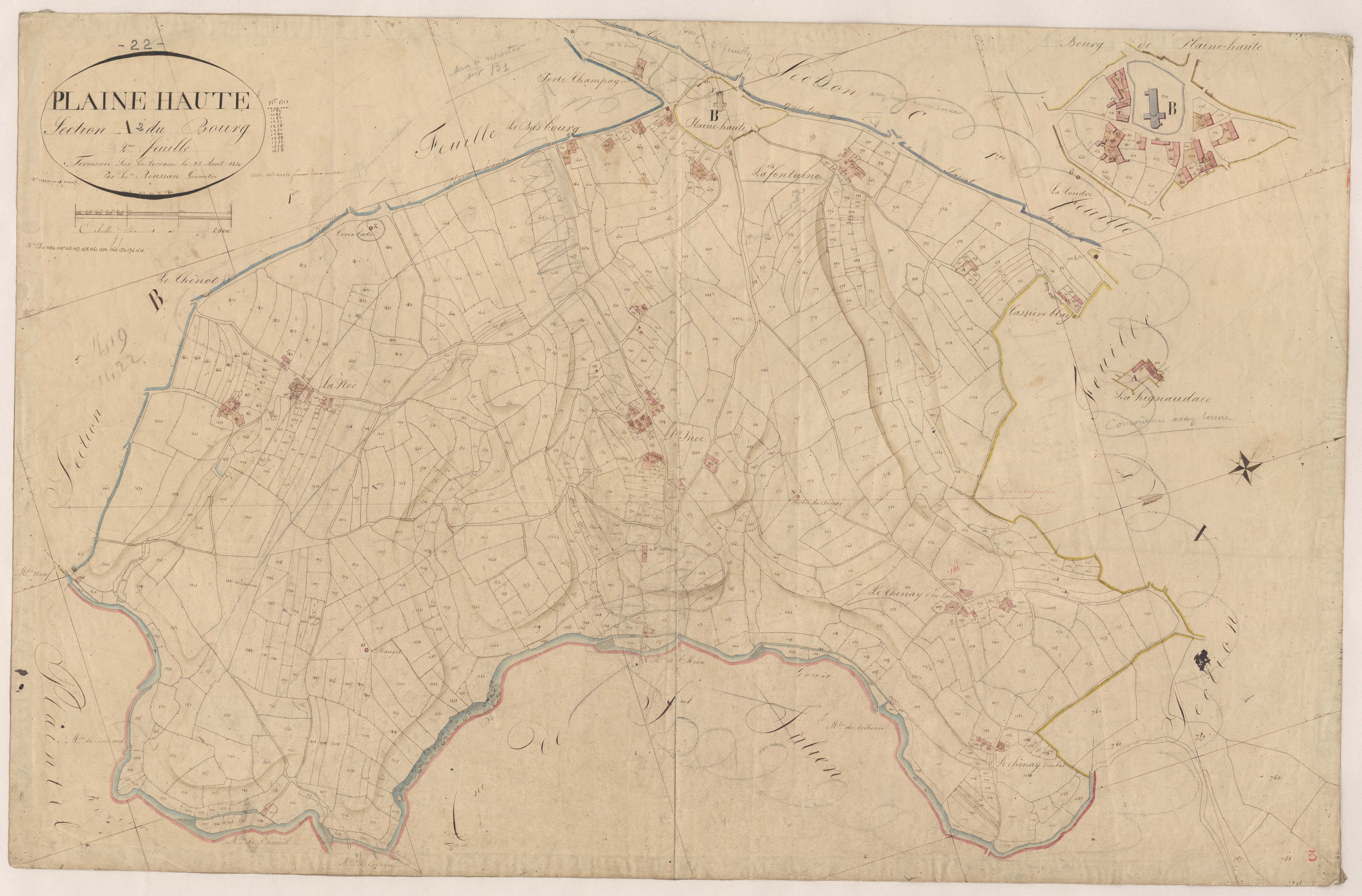 Plaine-Haute - Section A, 2e feuille