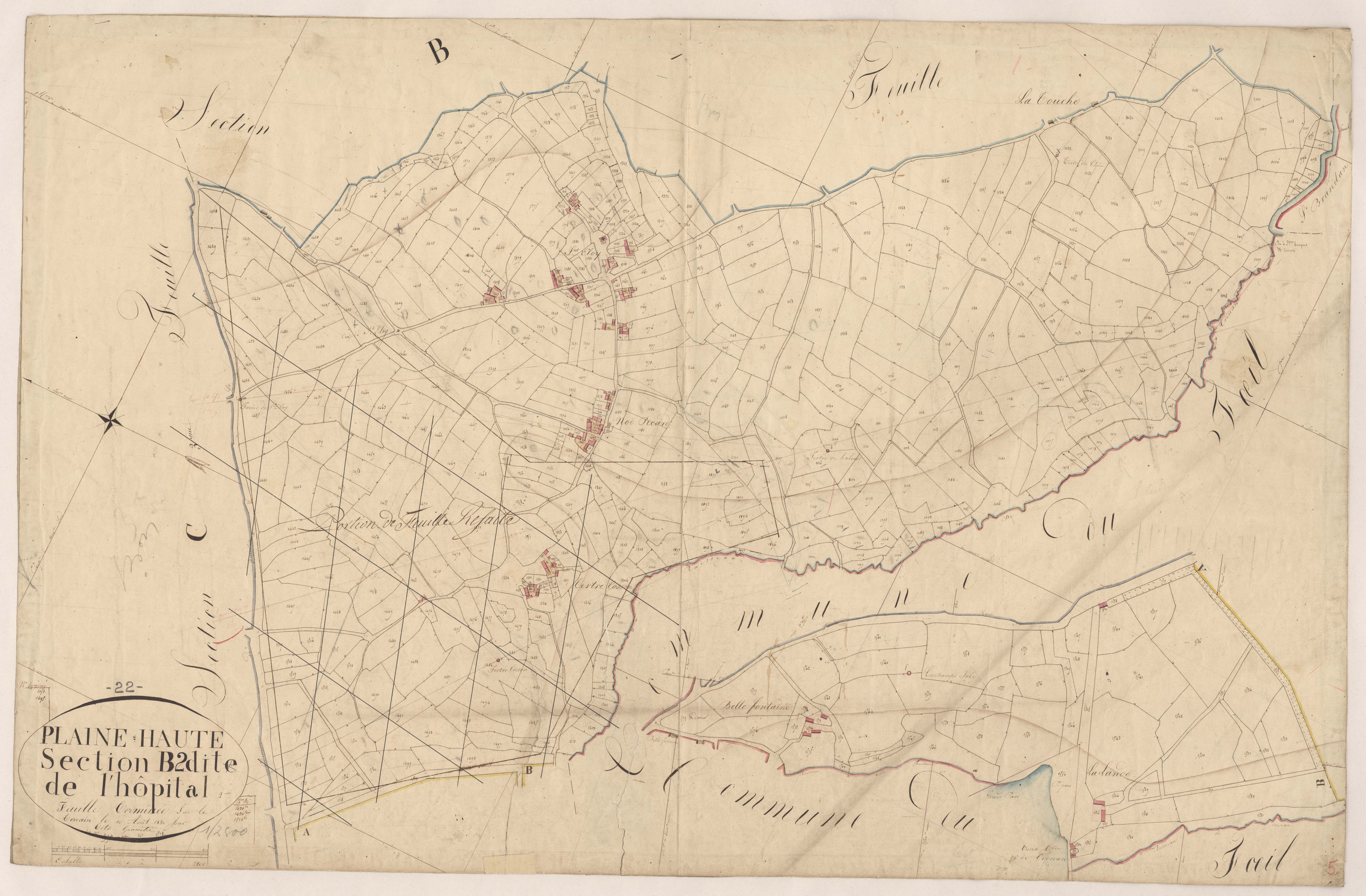 Plaine-Haute - Section B, 2e feuille