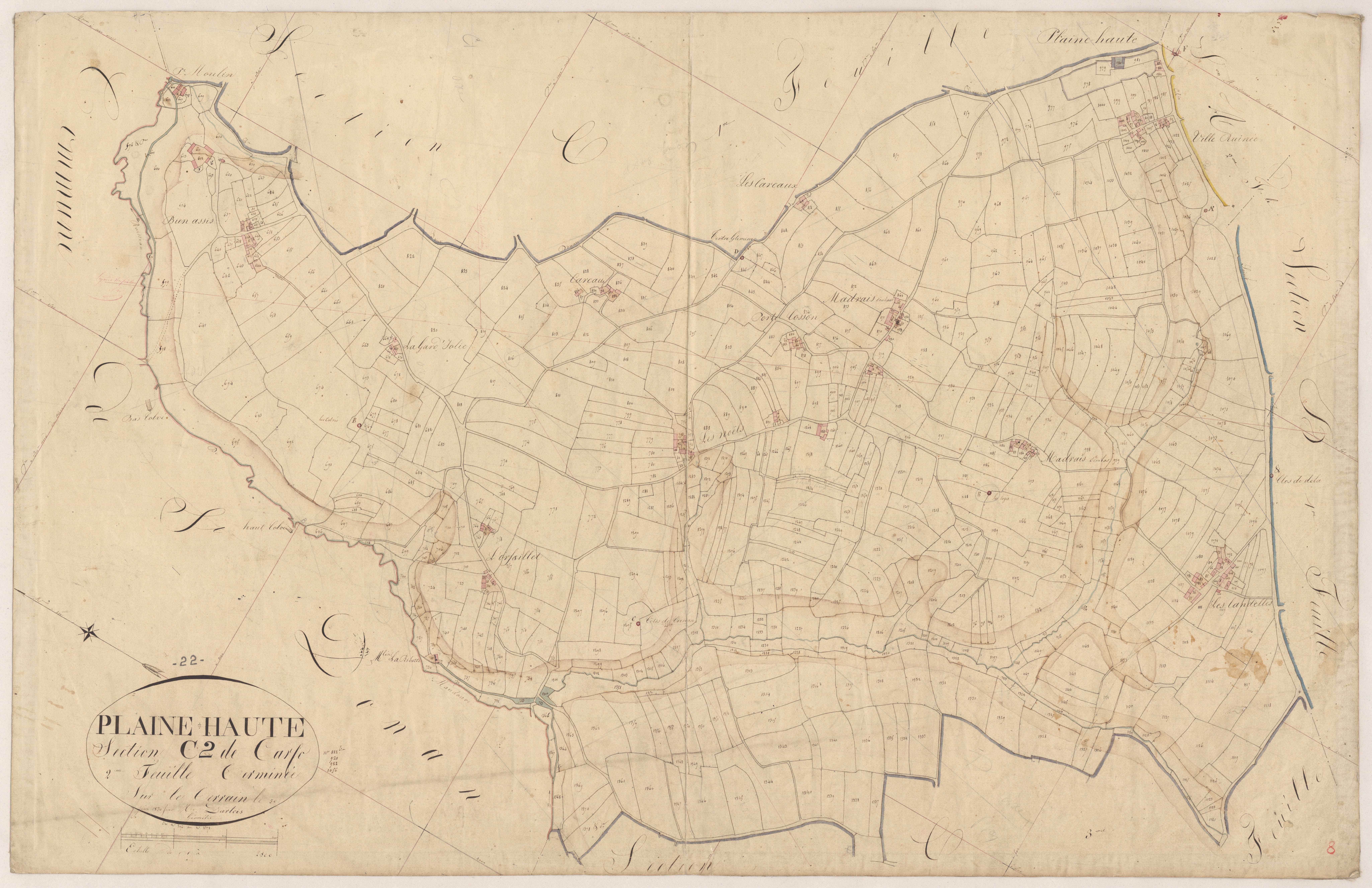 Plaine-Haute - Section C, 2e feuille