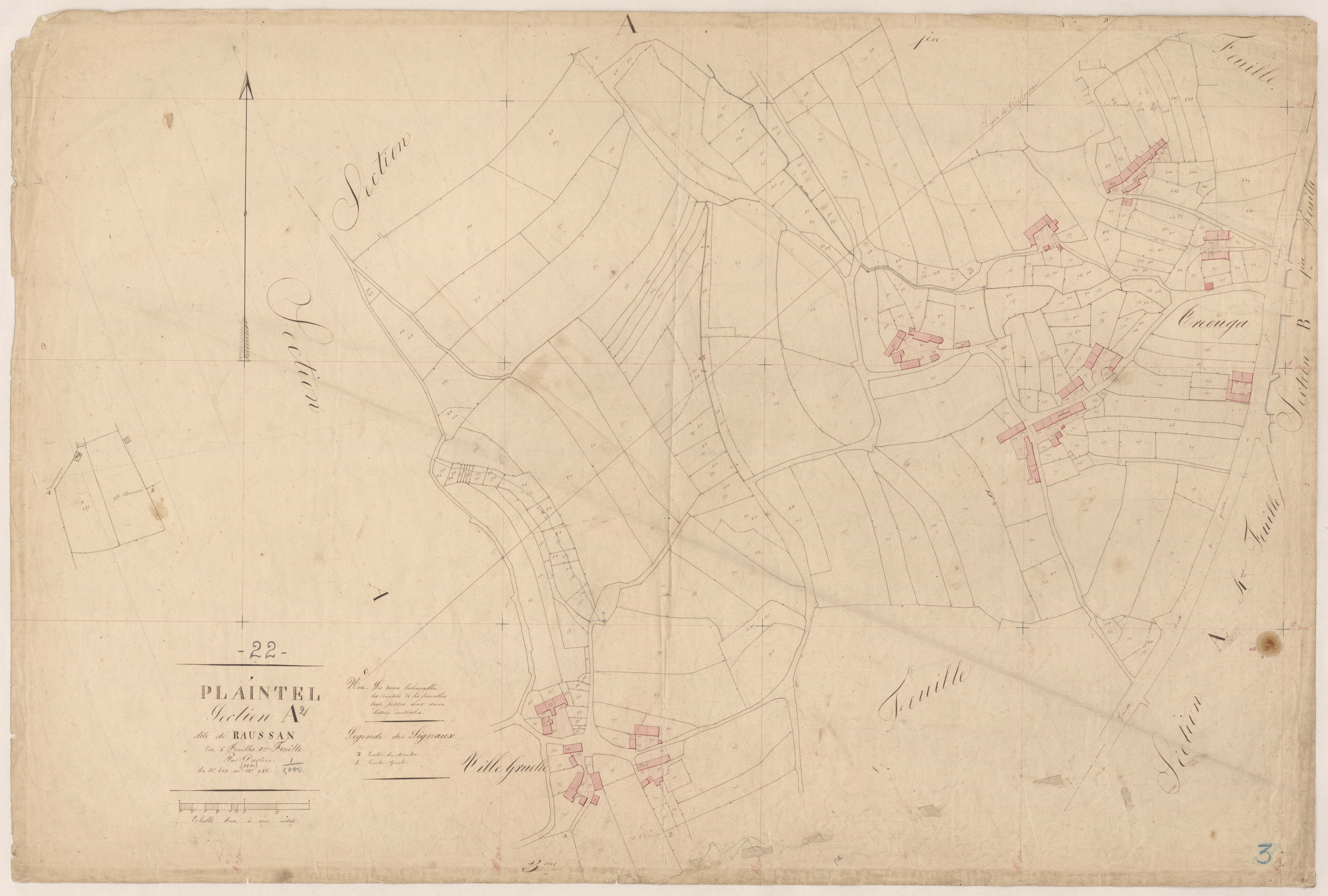 Plaintel - Section A, 2e feuille