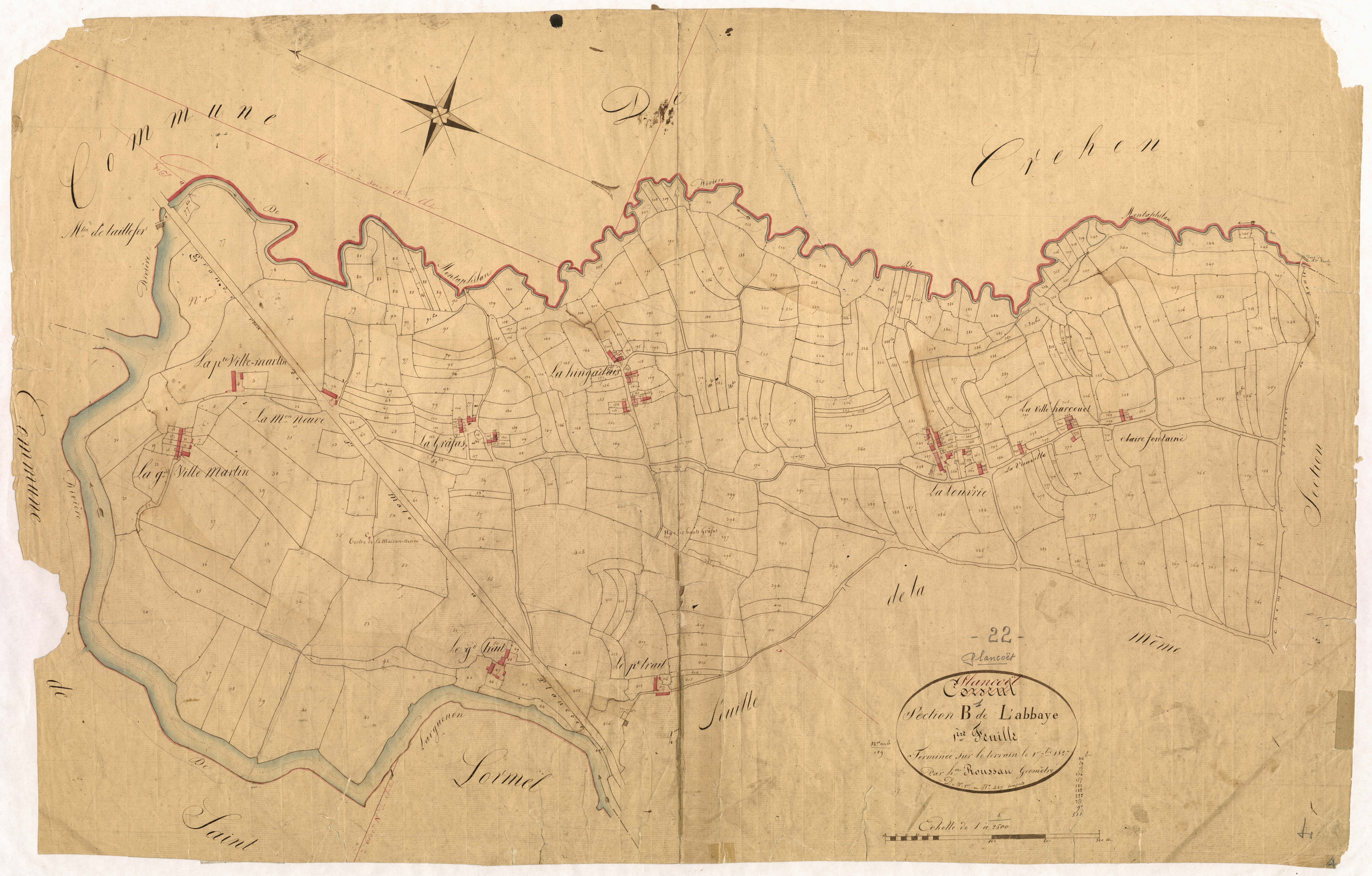 Plancoët - Section B, 1re feuille