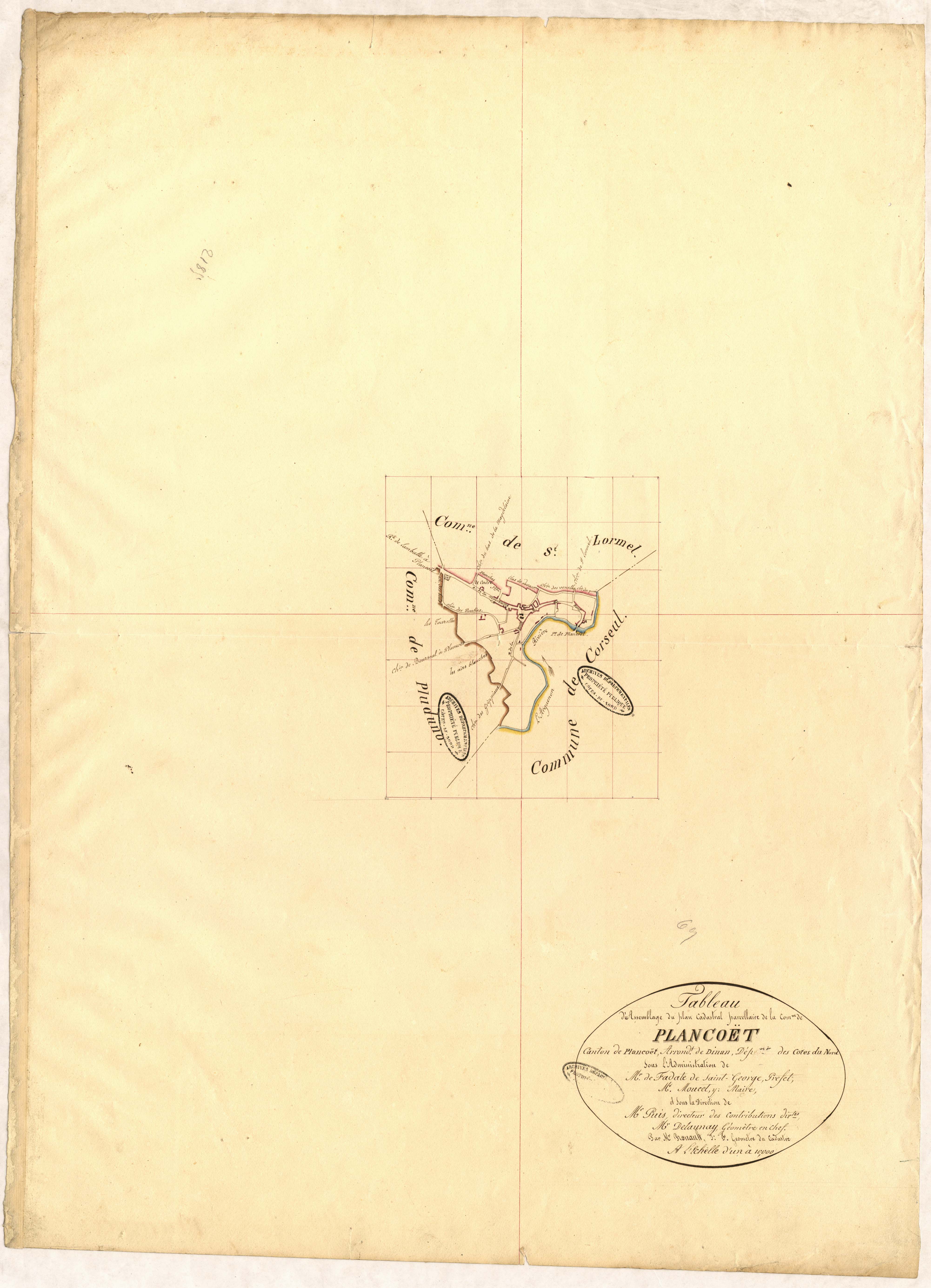 Plancoët - Tableau d'assemblage
