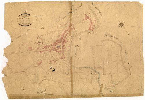 Plancoët - Plan de la ville en une seule feuille