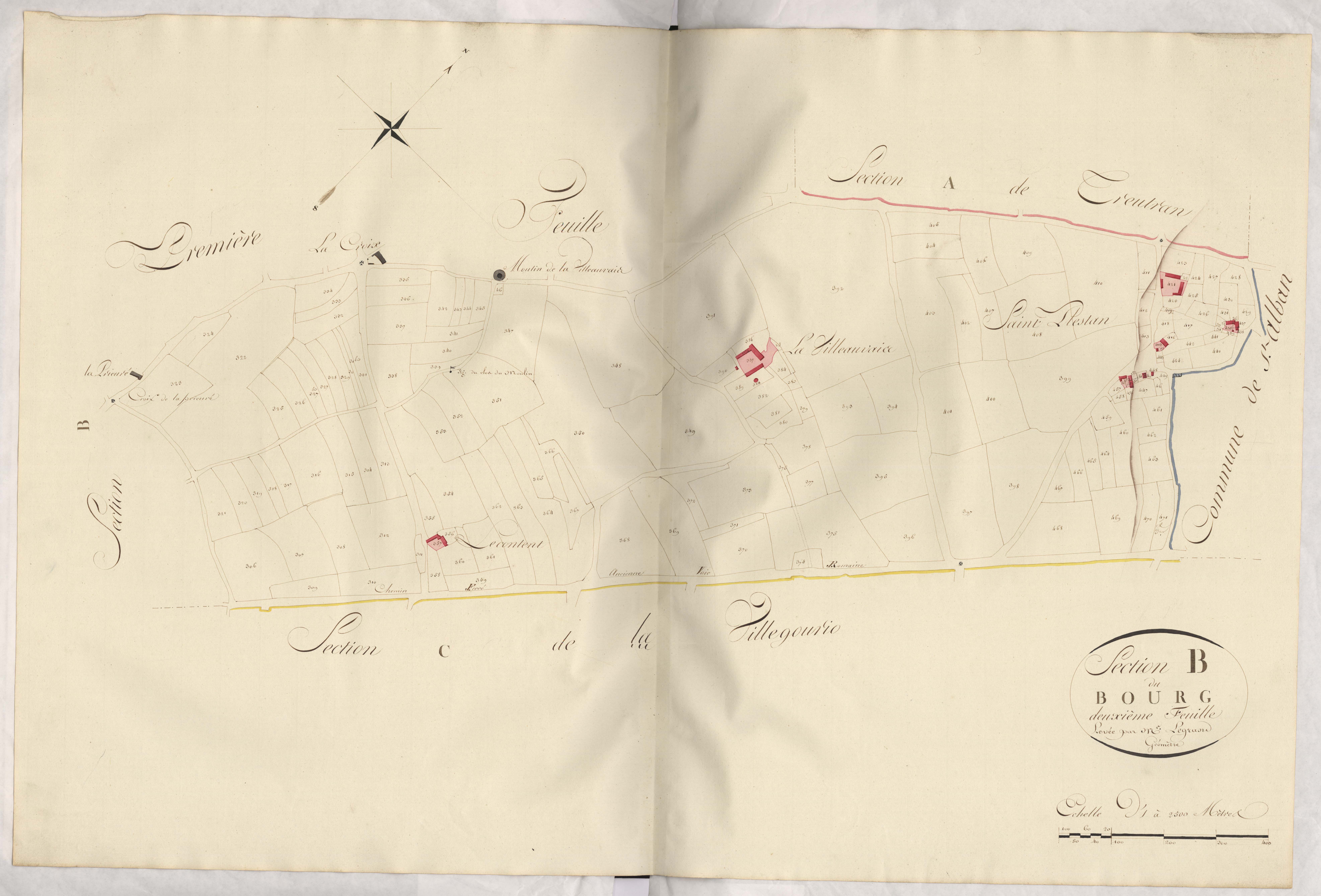 Lamballe-Armor - Section B, 2e feuille