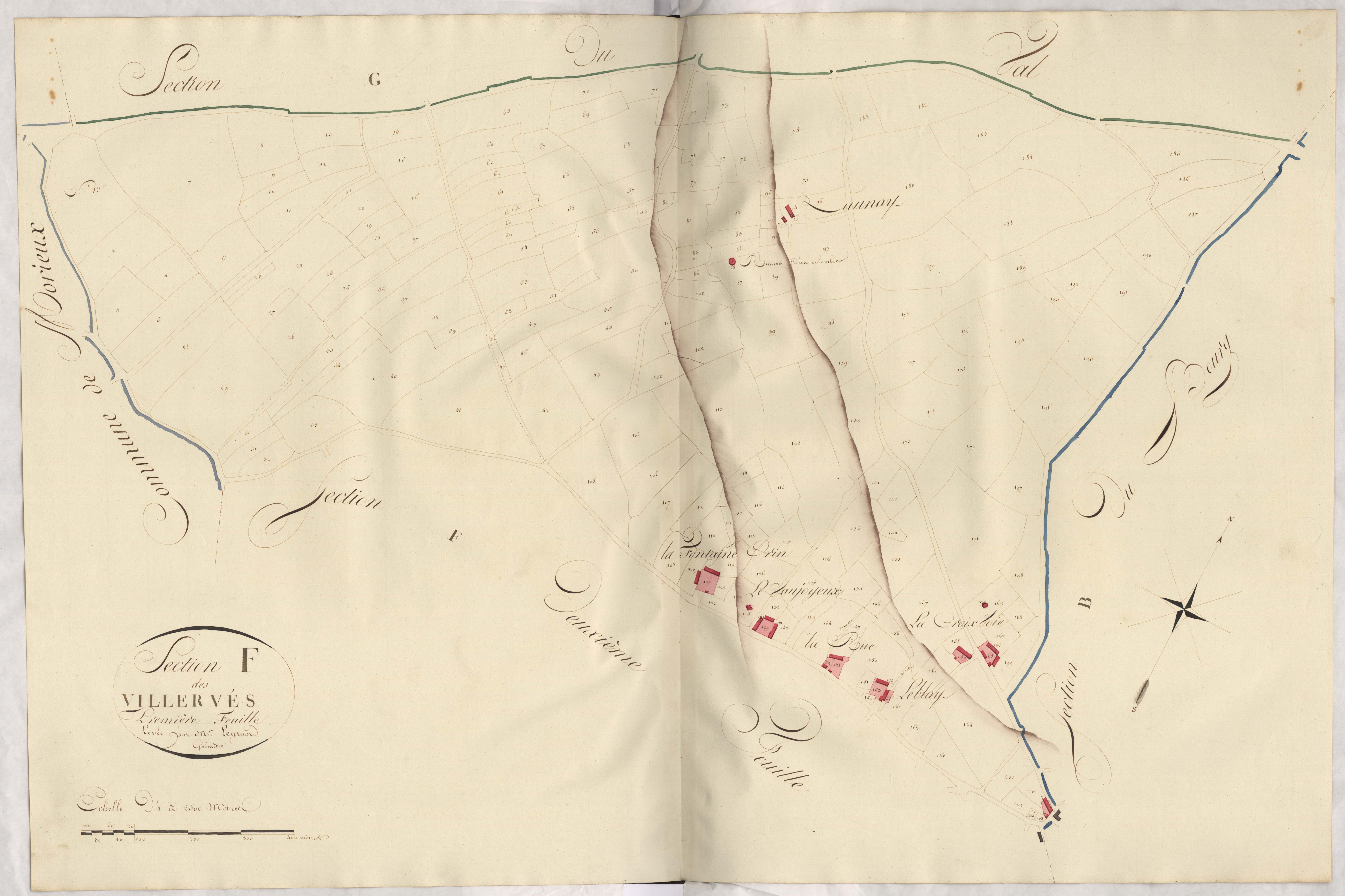 Lamballe-Armor - Section F, 1re feuille