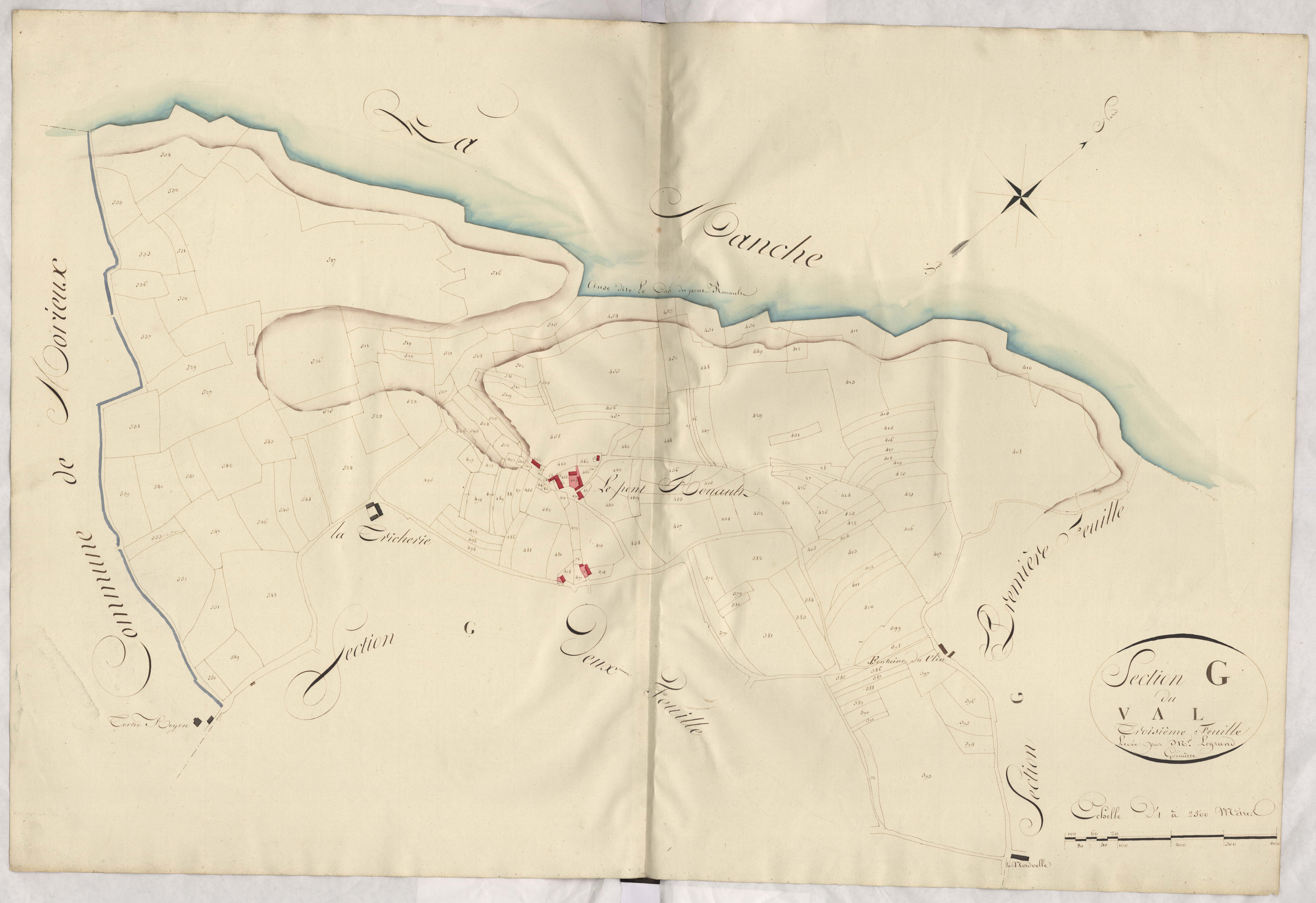 Lamballe-Armor - Section G, 3e feuille
