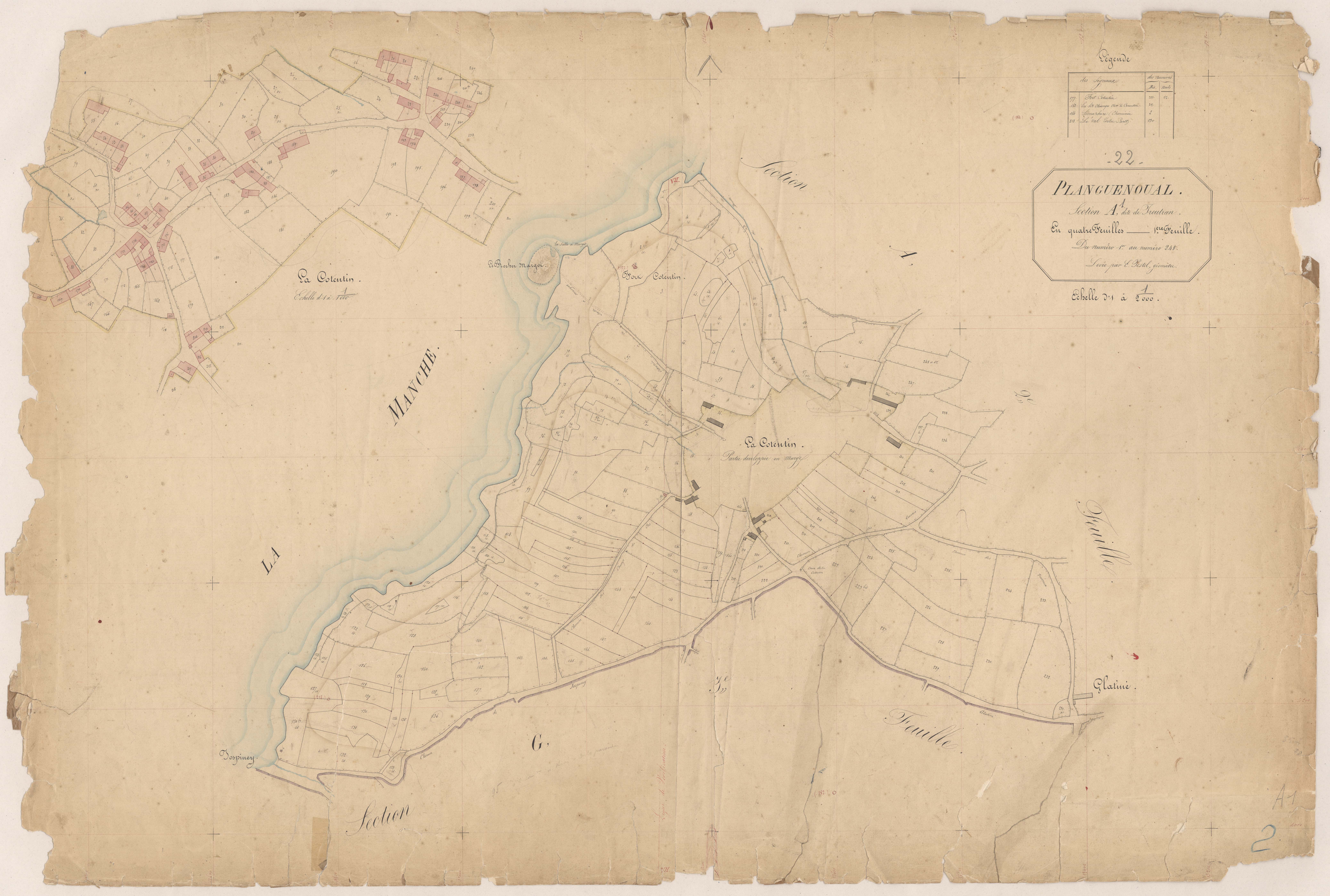 Lamballe-Armor - Section A, 1re feuille