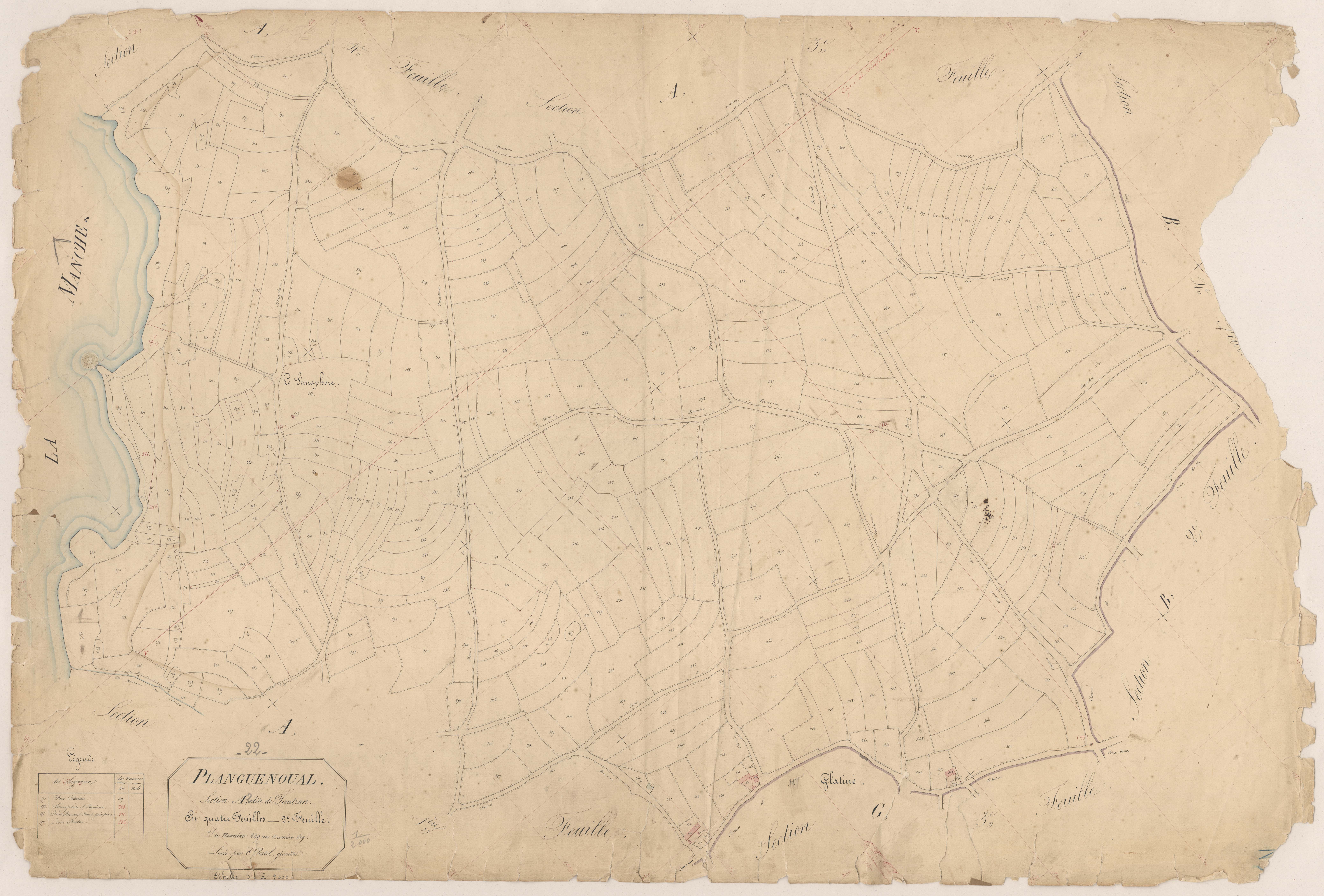 Lamballe-Armor - Section A, 2e feuille
