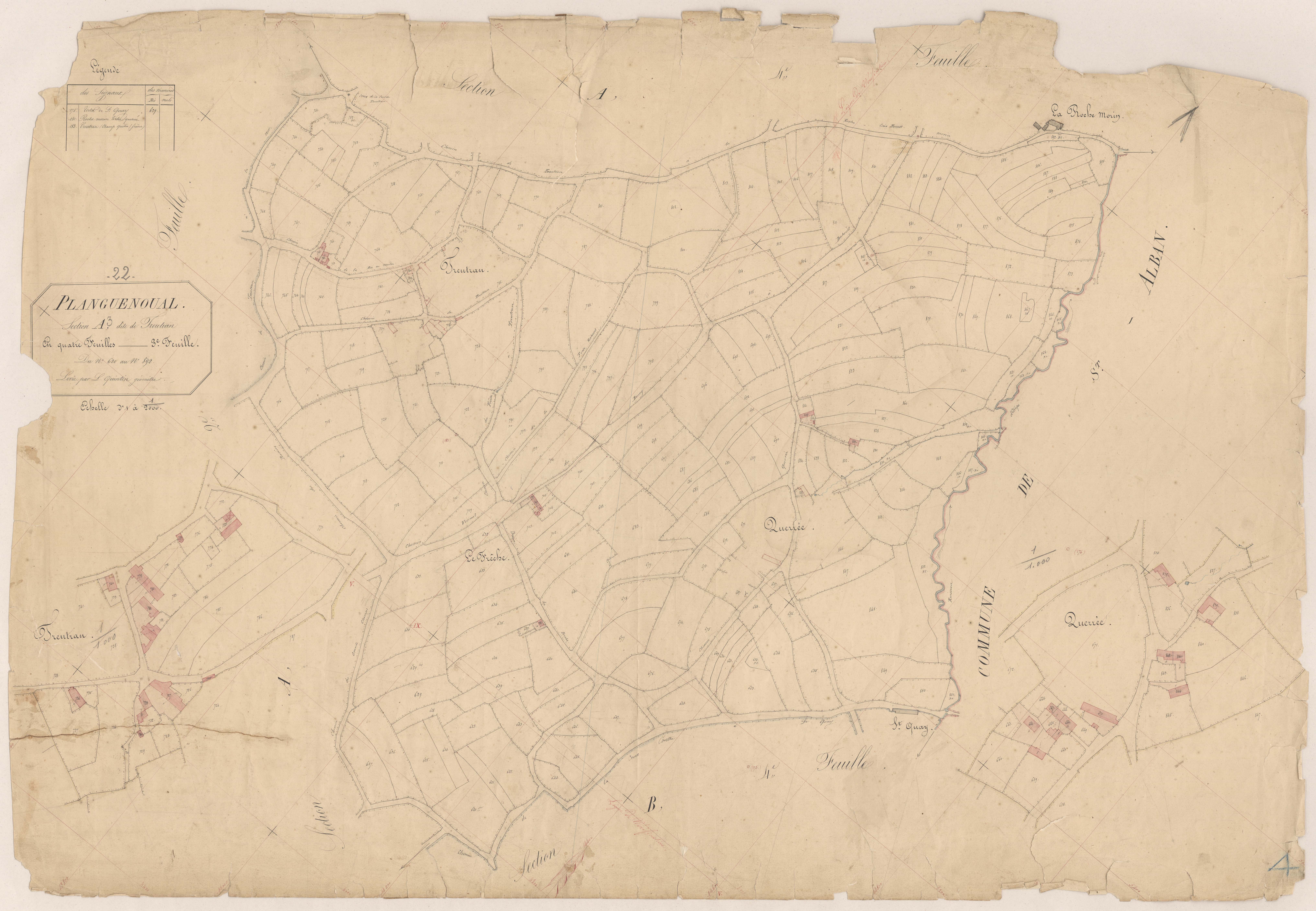 Lamballe-Armor - Section A, 3e feuille