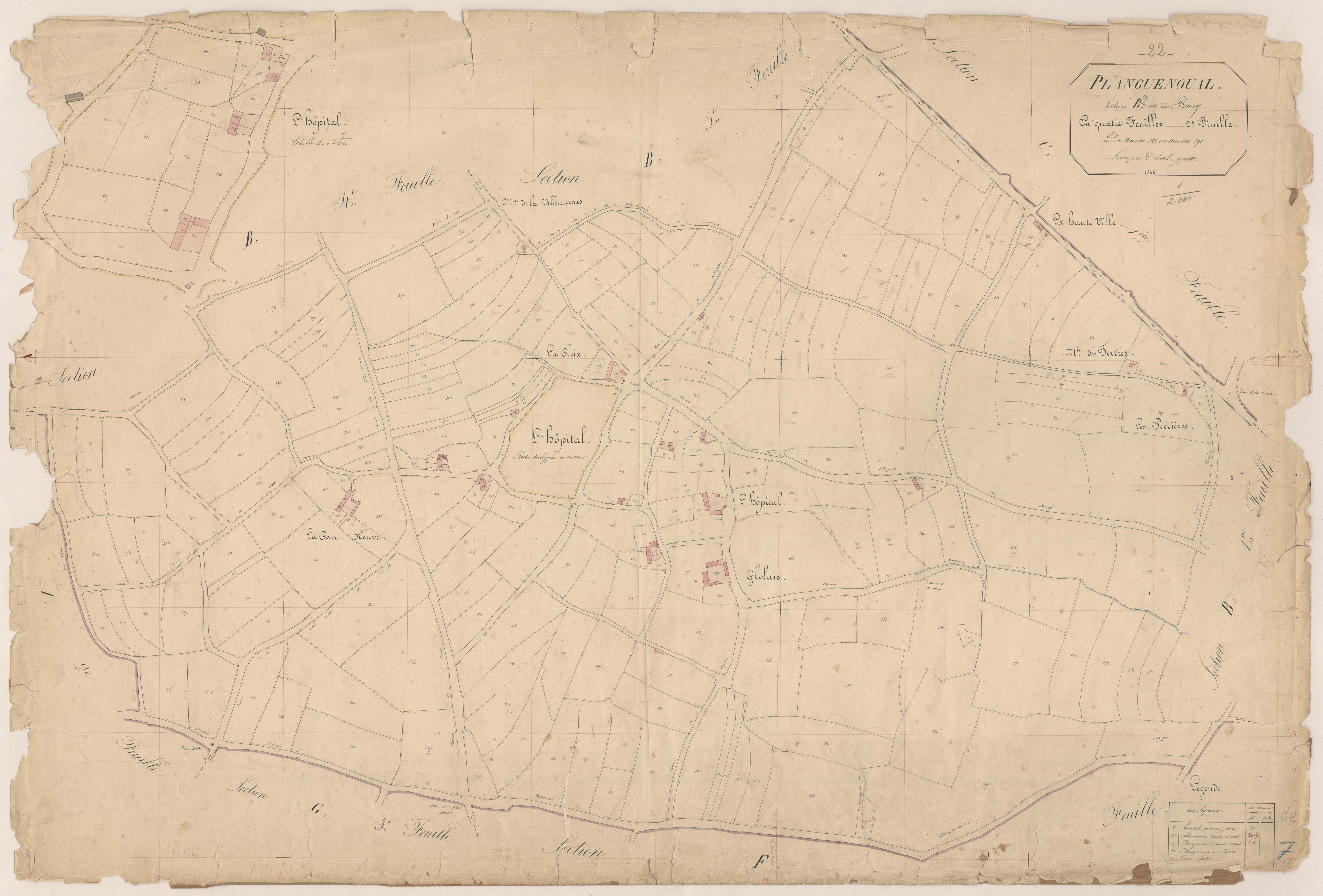 Lamballe-Armor - Section B, 2e feuille