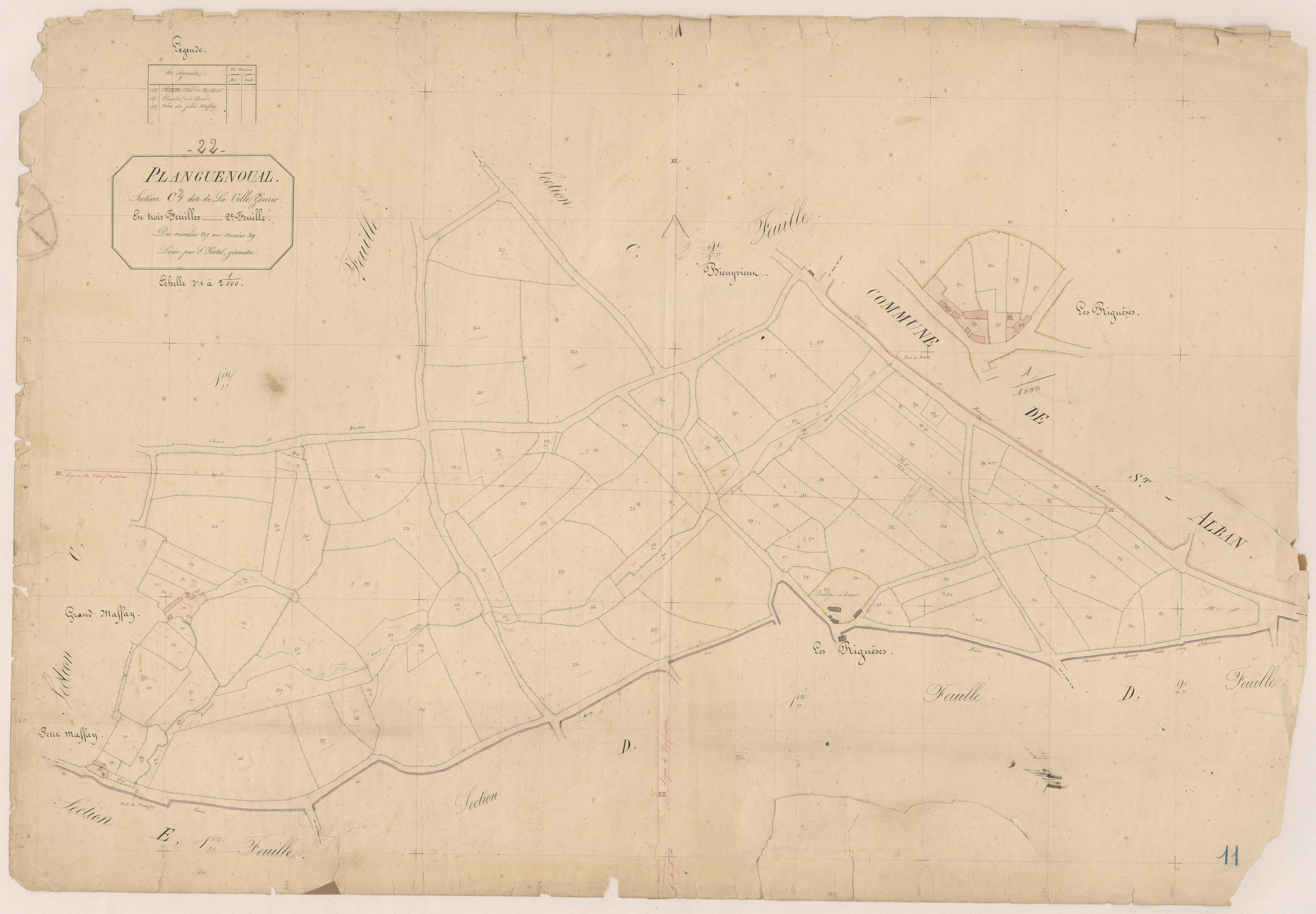 Lamballe-Armor - Section C, 2e feuille
