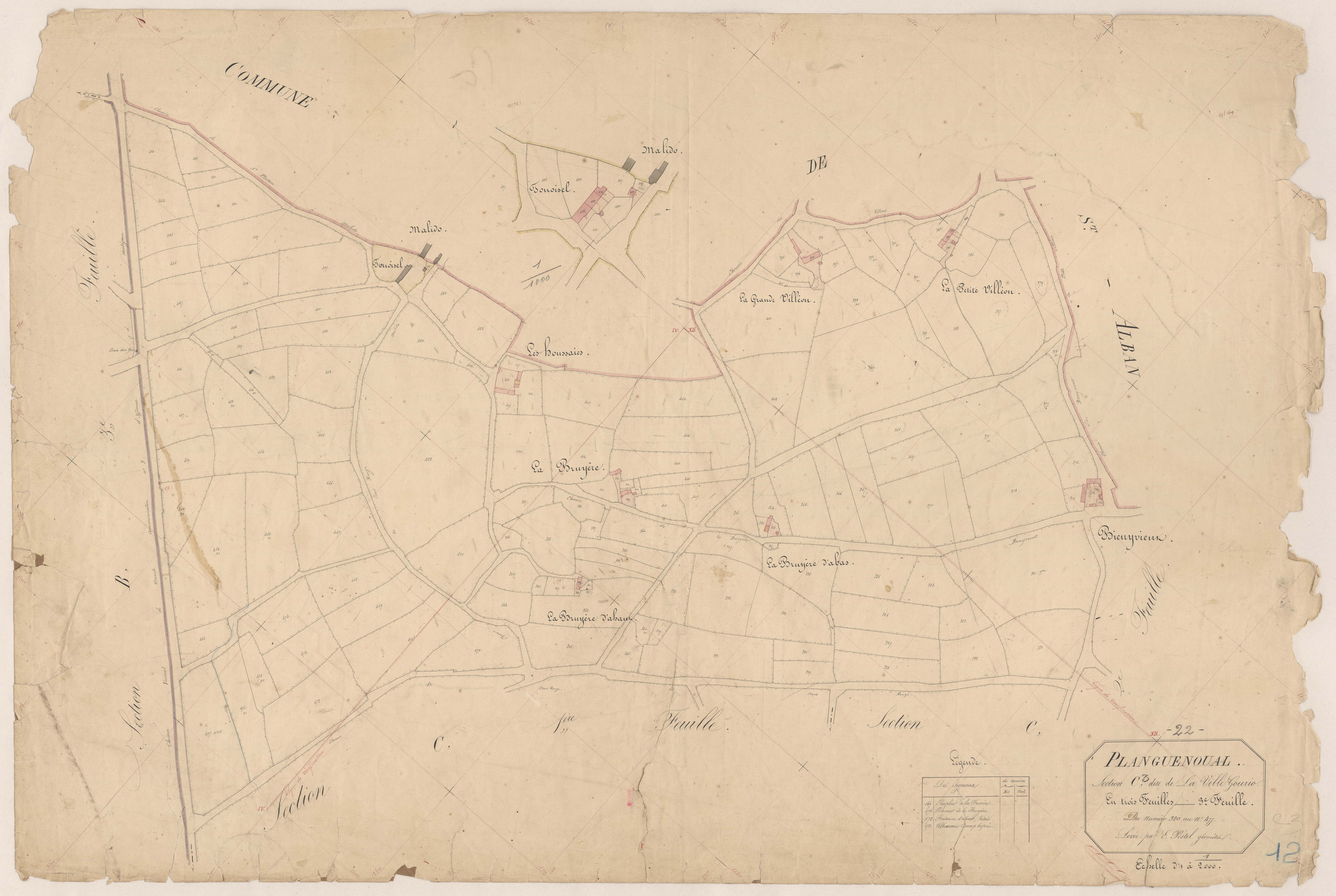 Lamballe-Armor - Section C, 3e feuille