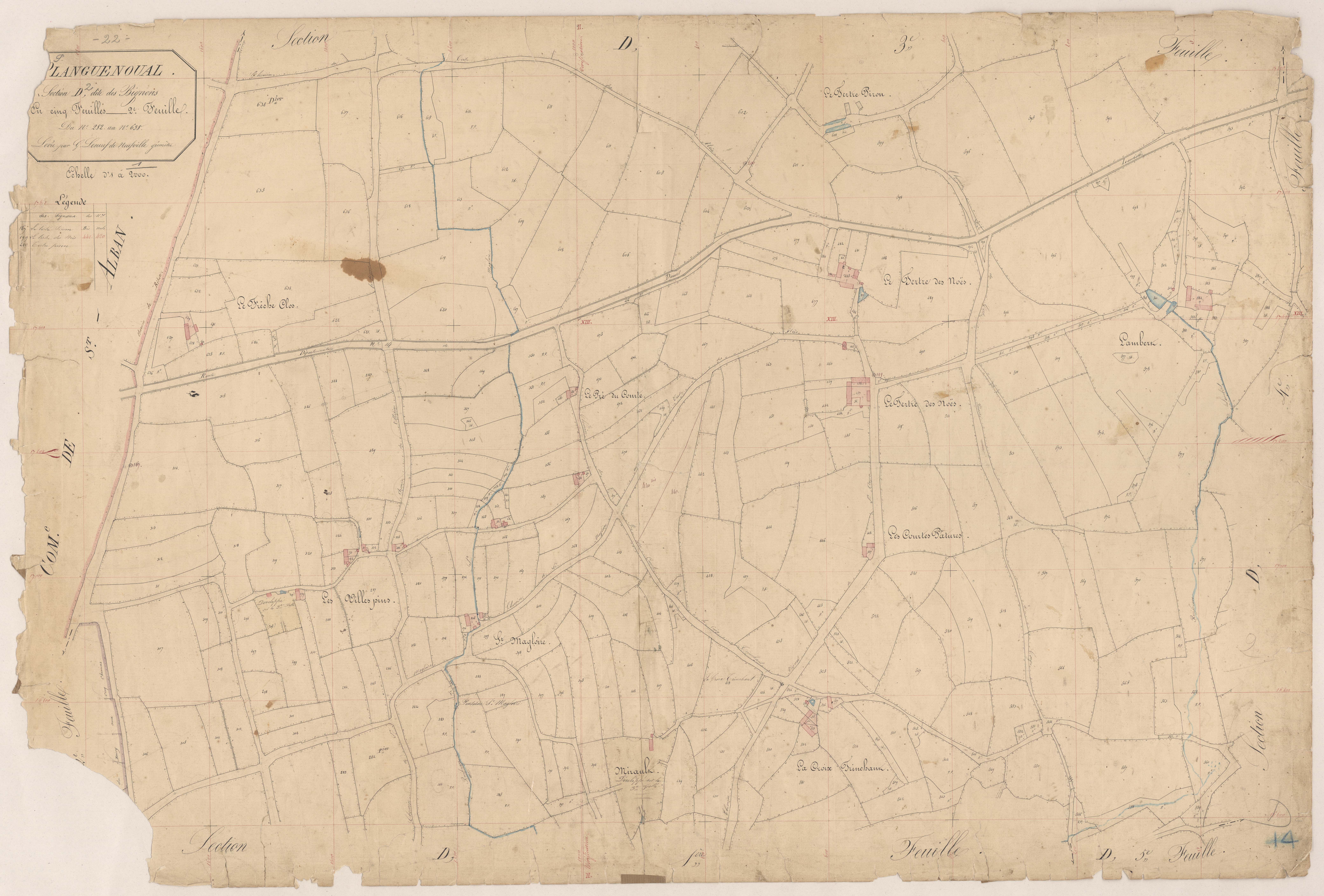 Lamballe-Armor - Section D, 2e feuille