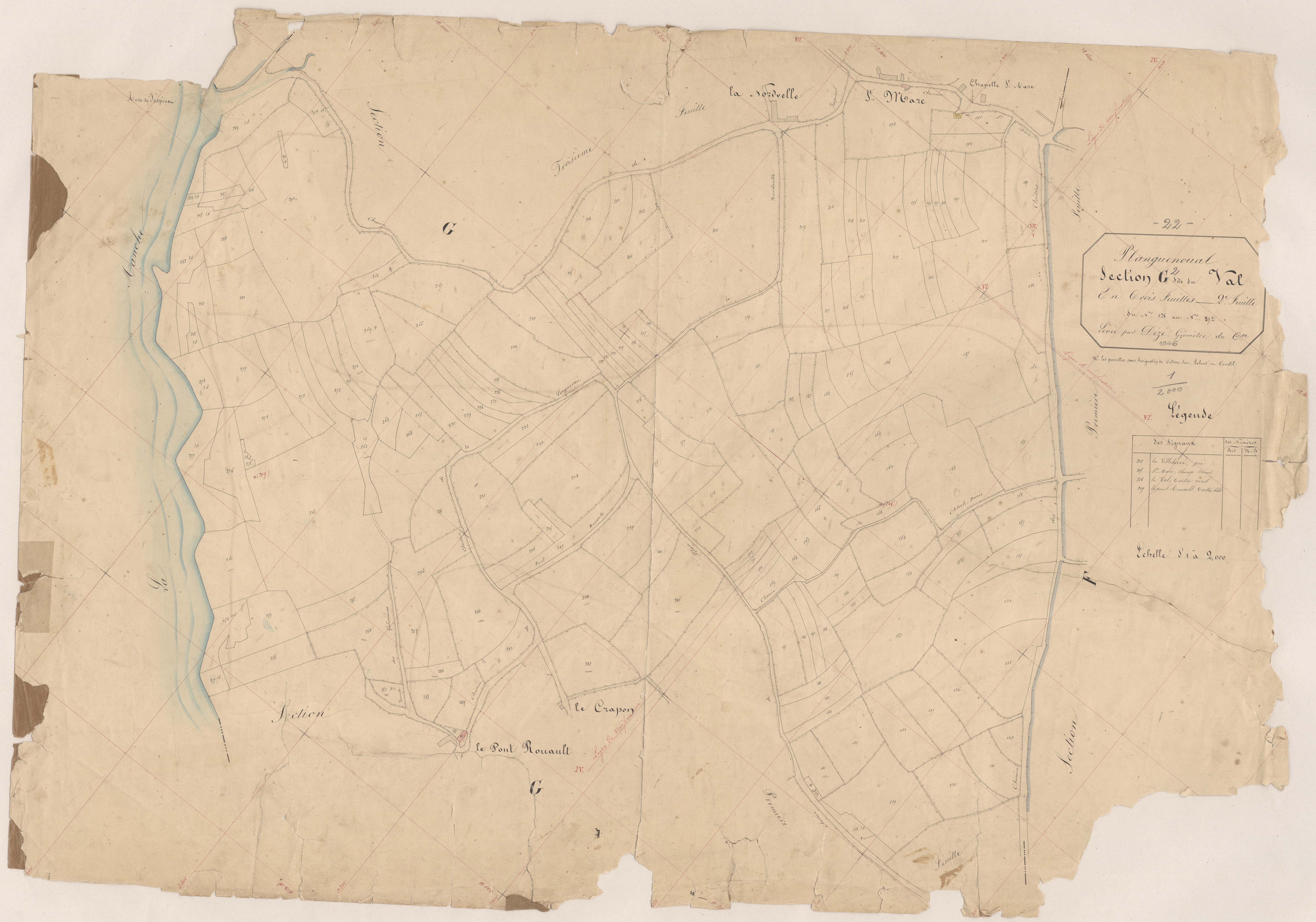 Lamballe-Armor - Section G, 2e feuille