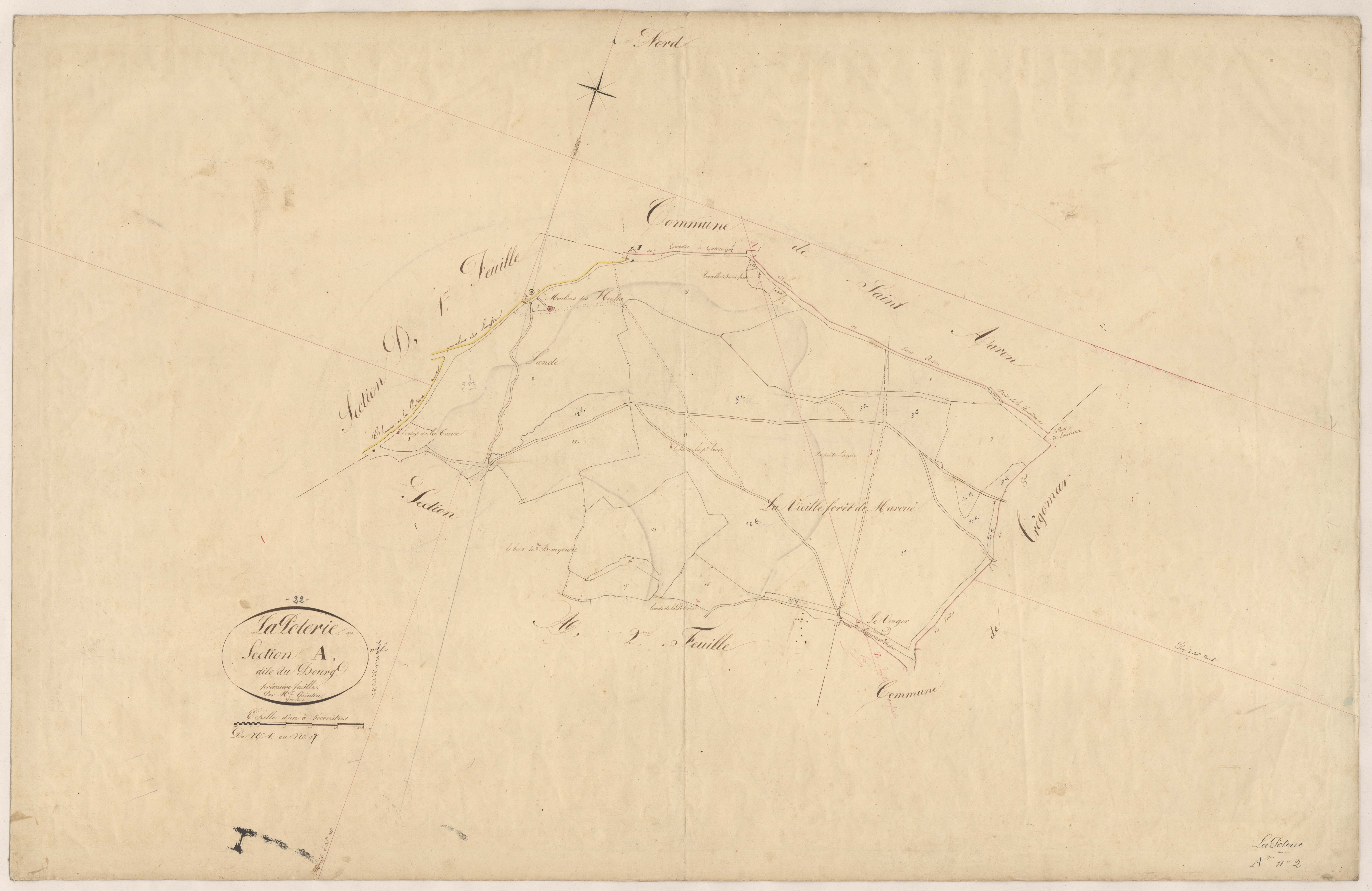 Lamballe-Armor - Section A, 1re feuille