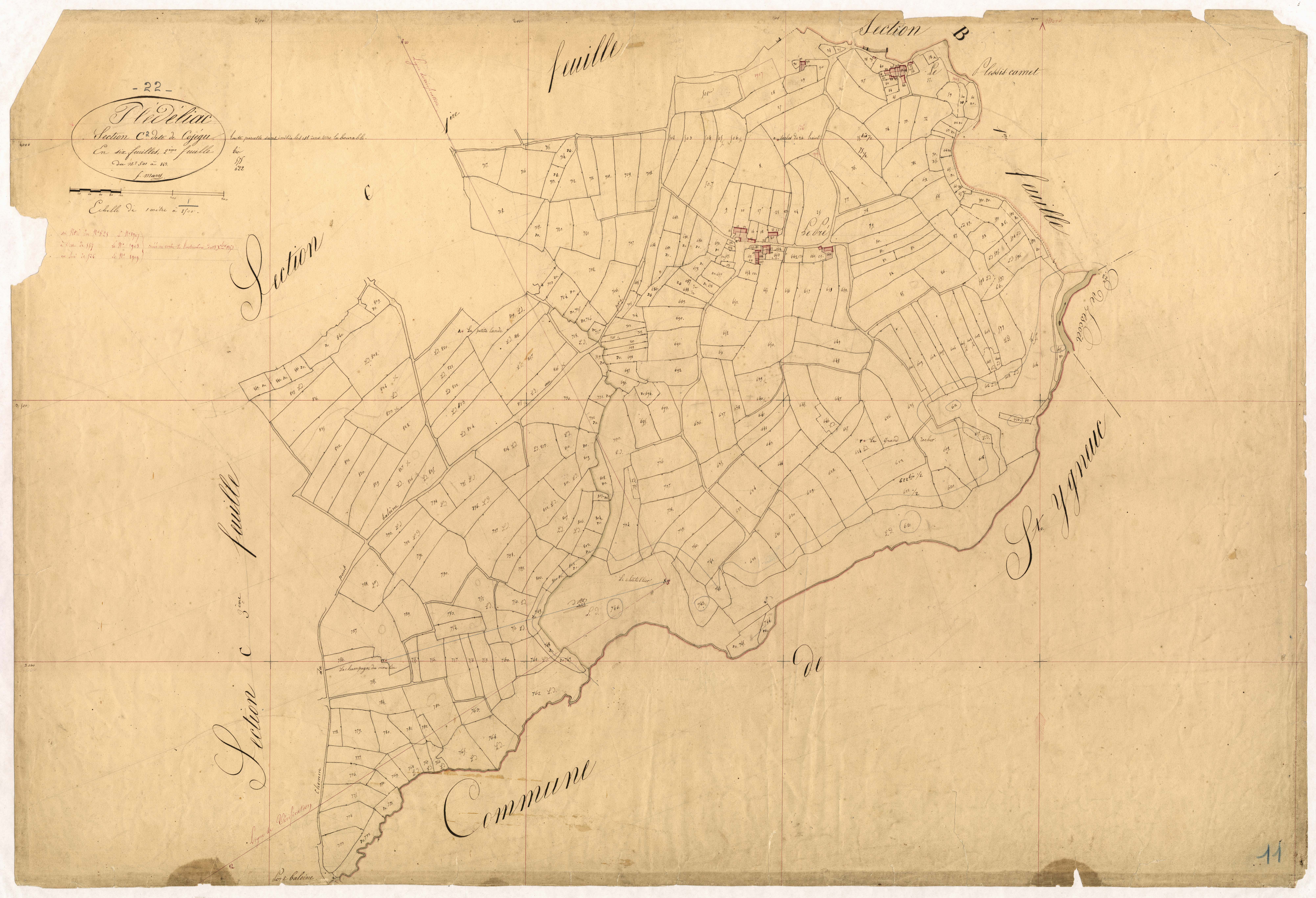 Plédéliac - Section C, 2e feuille